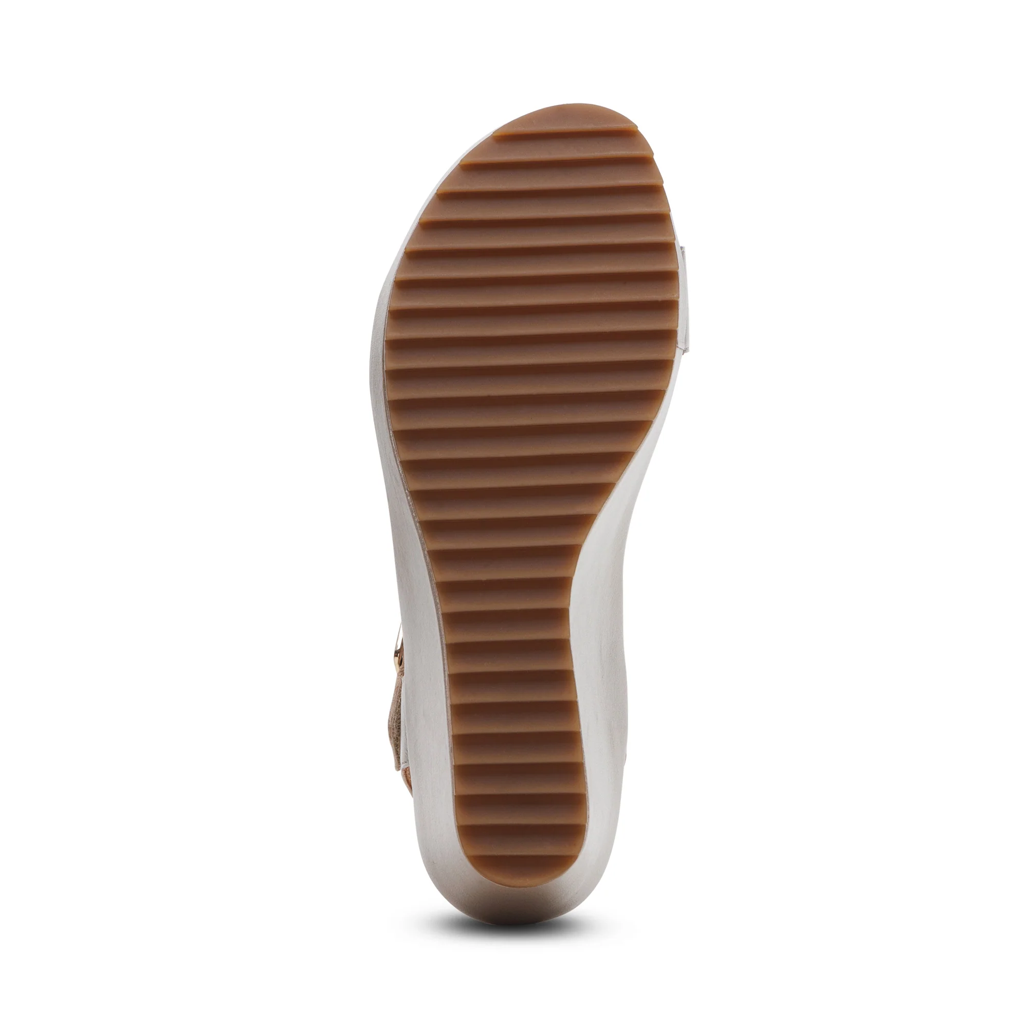 Andrea Quarter Strap Wedge - Platinum - Image 6