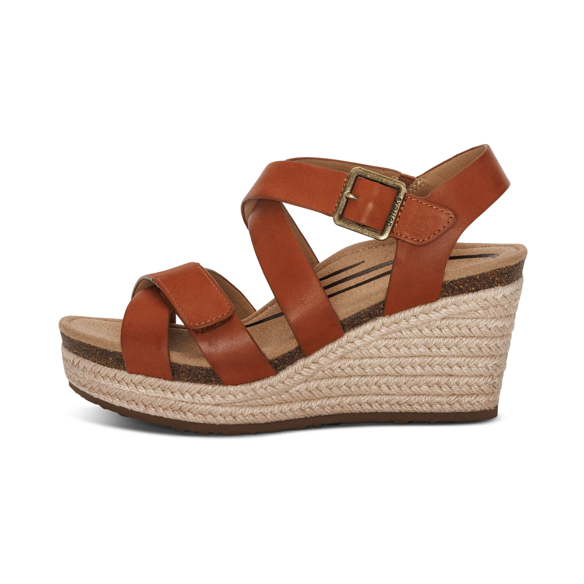 Anna Arch Support Wedge - Cognac - Image 4