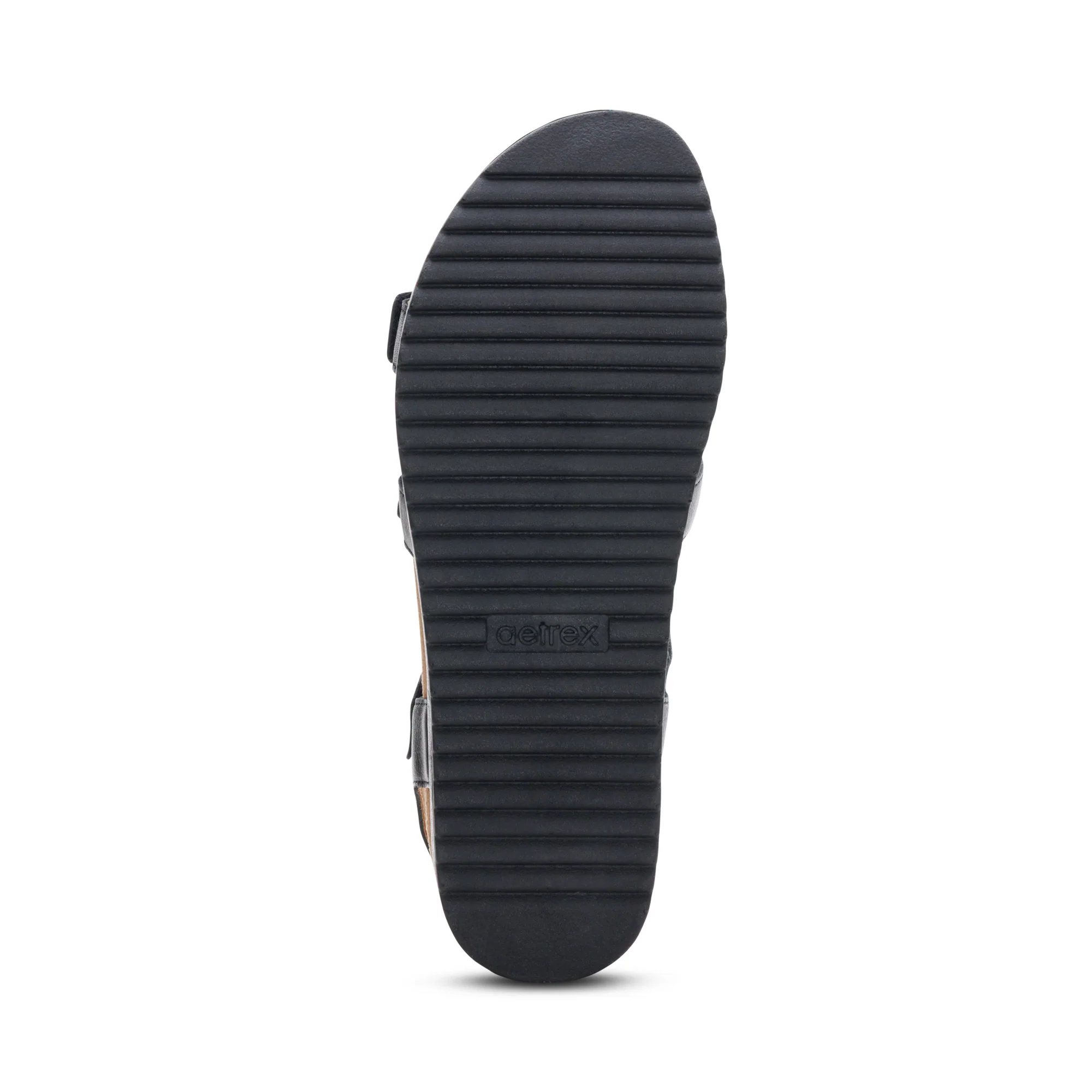Aria Arch Support Platform Sandal - Black - Image 6