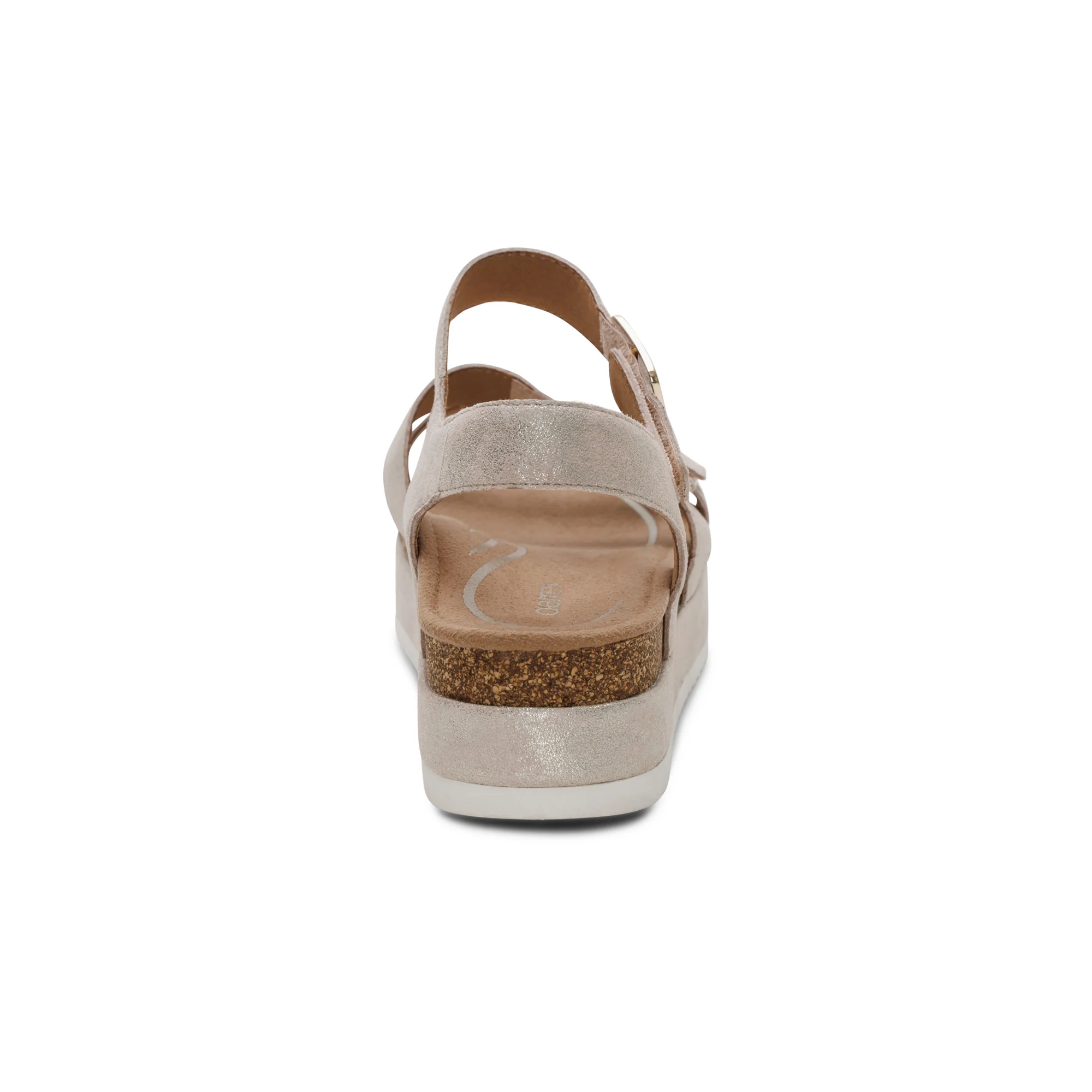 Aria Arch Support Platform Sandal - Champagne - Image 3