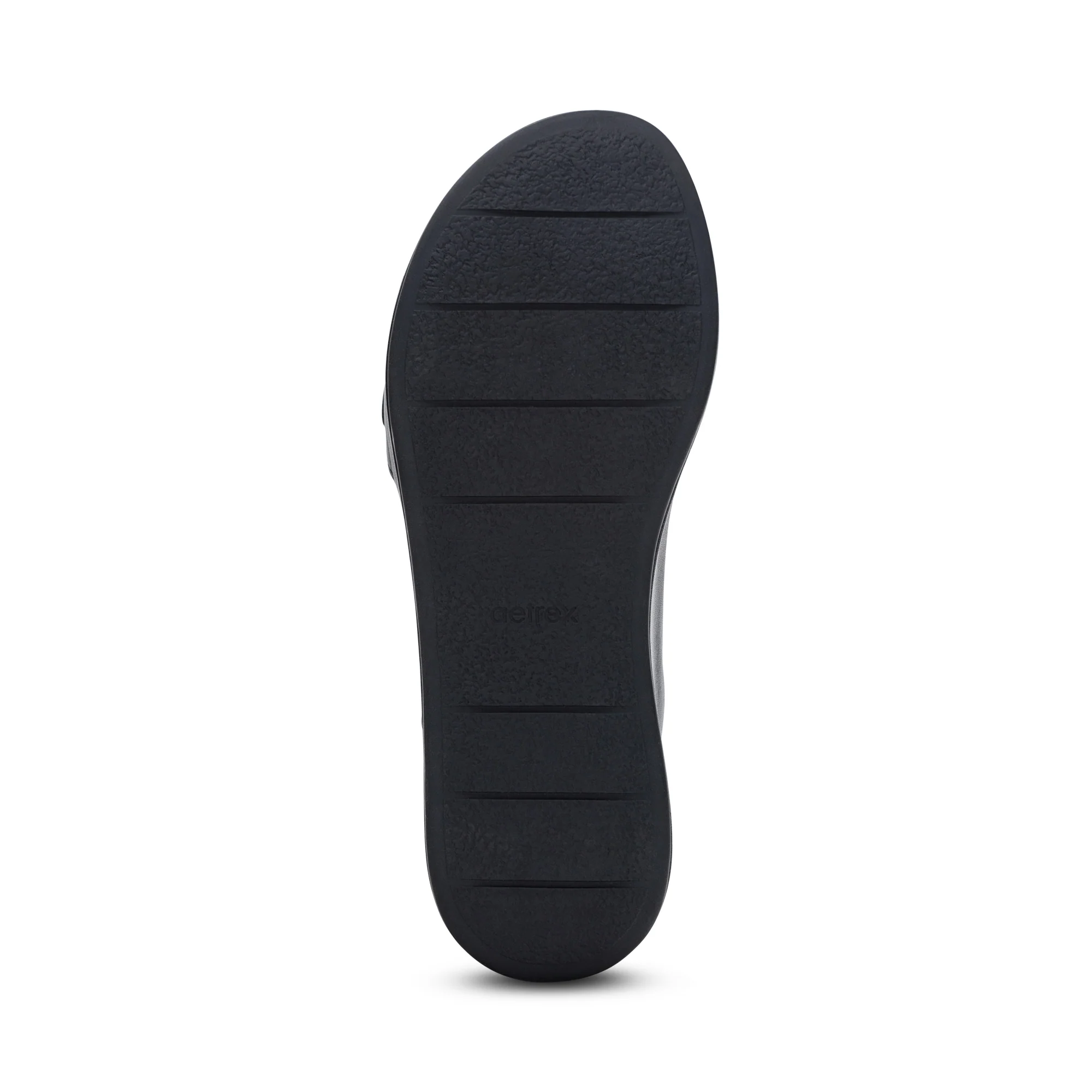 Ariel Adjustable Quarter Strap Wedge - Black - Image 6