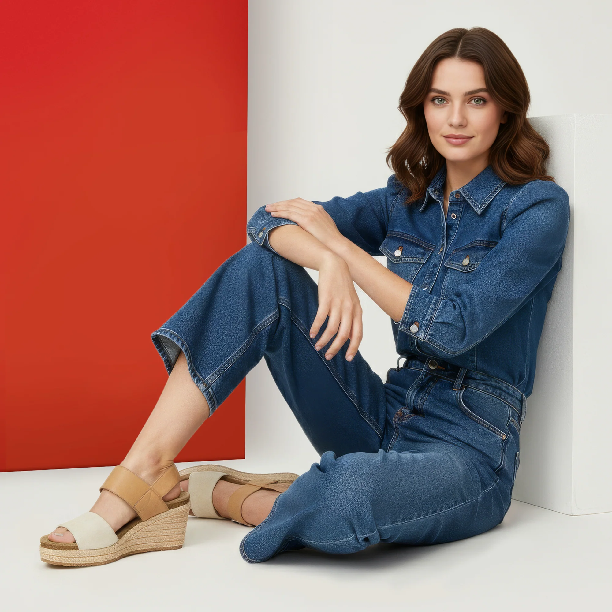 Ashley Arch Support Wedge - Off White - Image 7