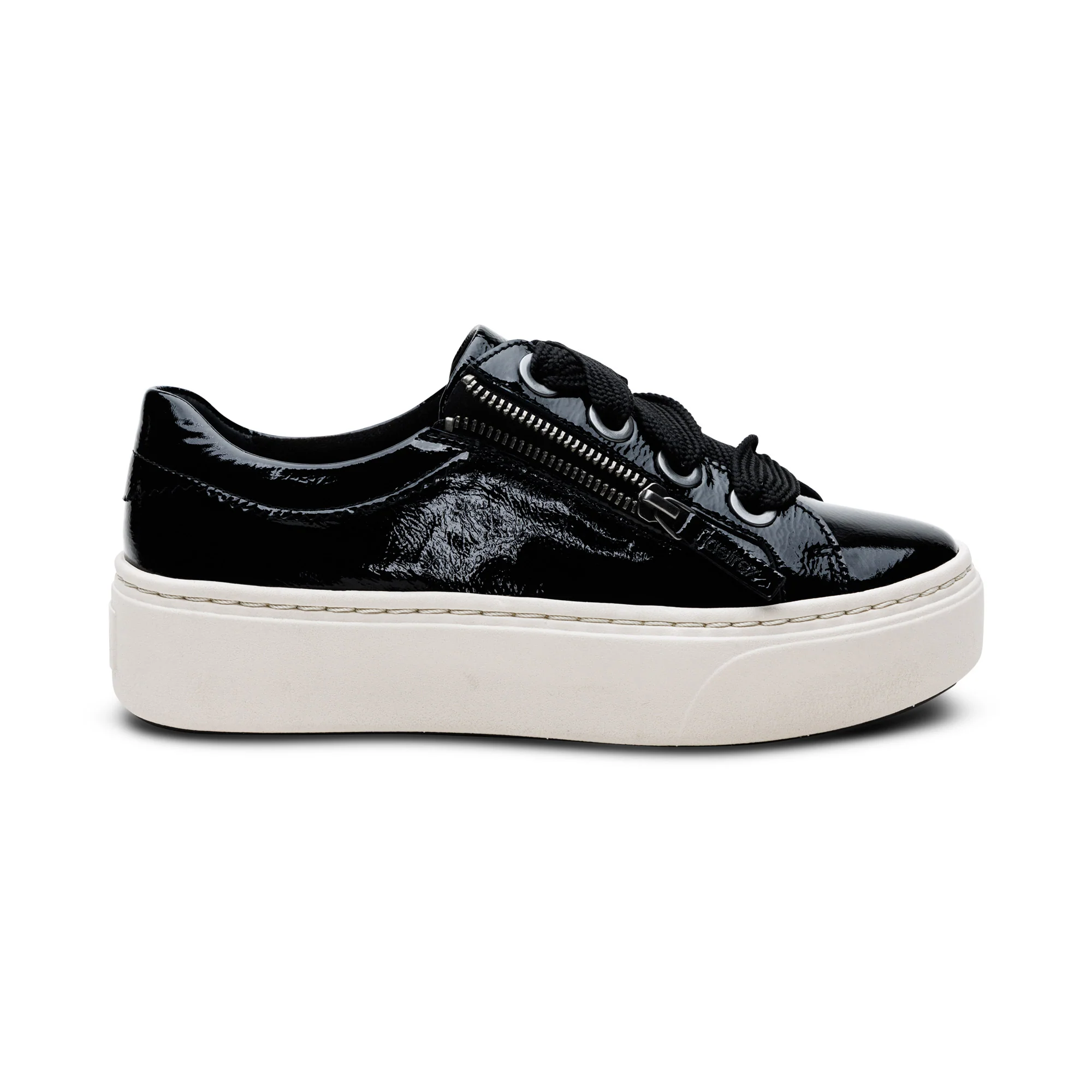 Aubrey Arch Support Platform Sneaker - Black Patent - Image 7