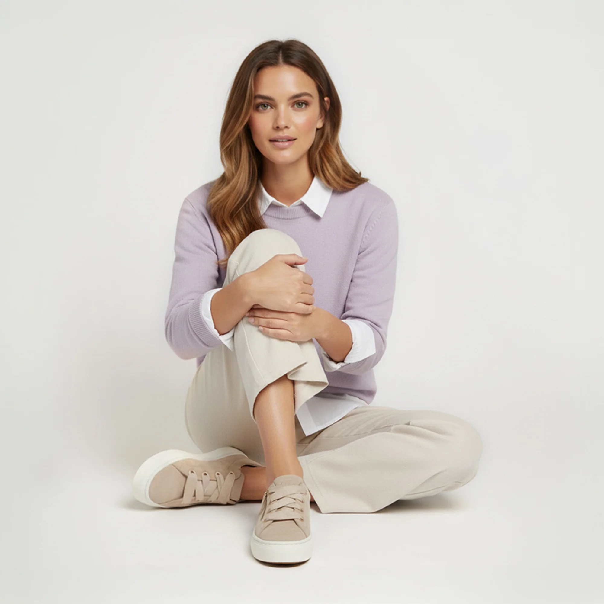 Aubrey Arch Support Platform Sneaker - Sand - Image 8