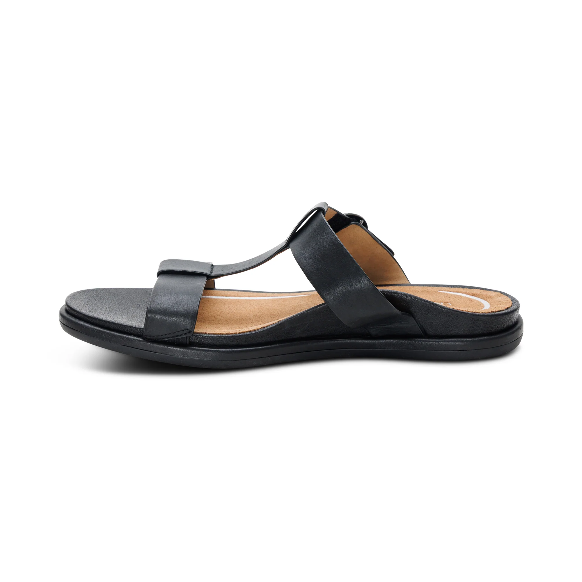 Blaire Adjustable Slide Sandal - Black - Image 4