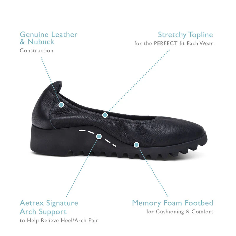 Brianna Ballet Flat - Black - Image 7