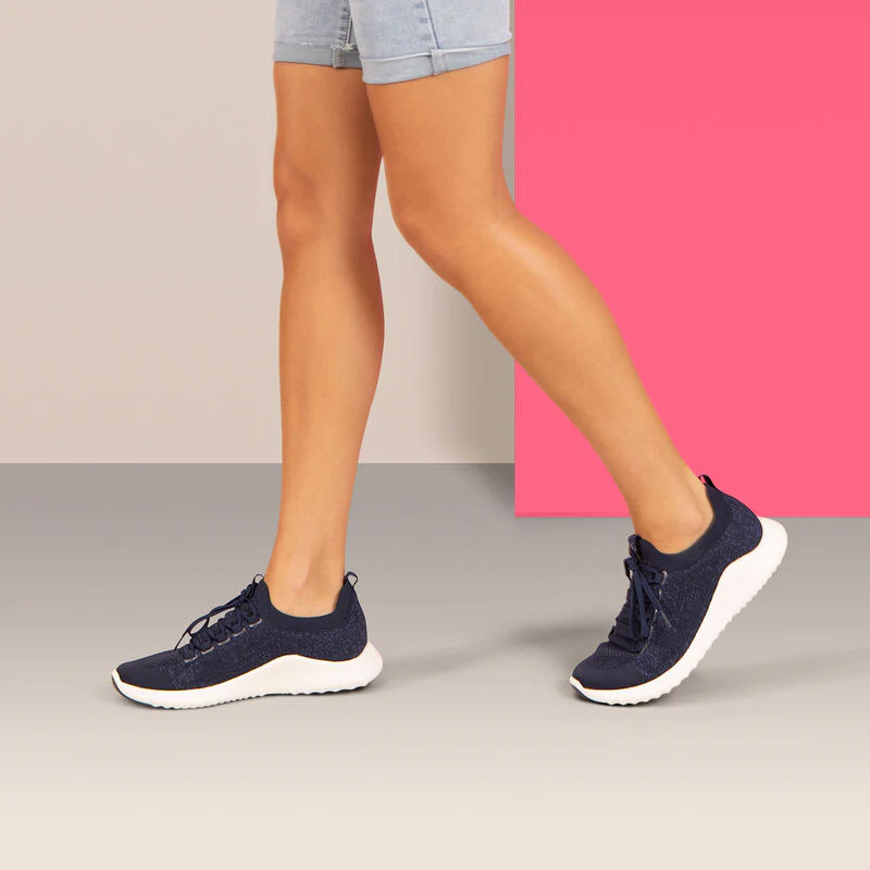 Carly Arch Support Sneaker - Navy - Image 8