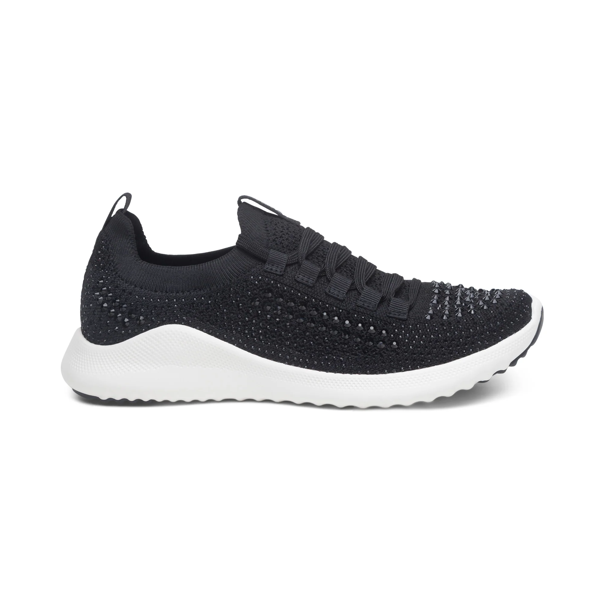 Carly Arch Support Sneaker - Black Sparkle - Image 2