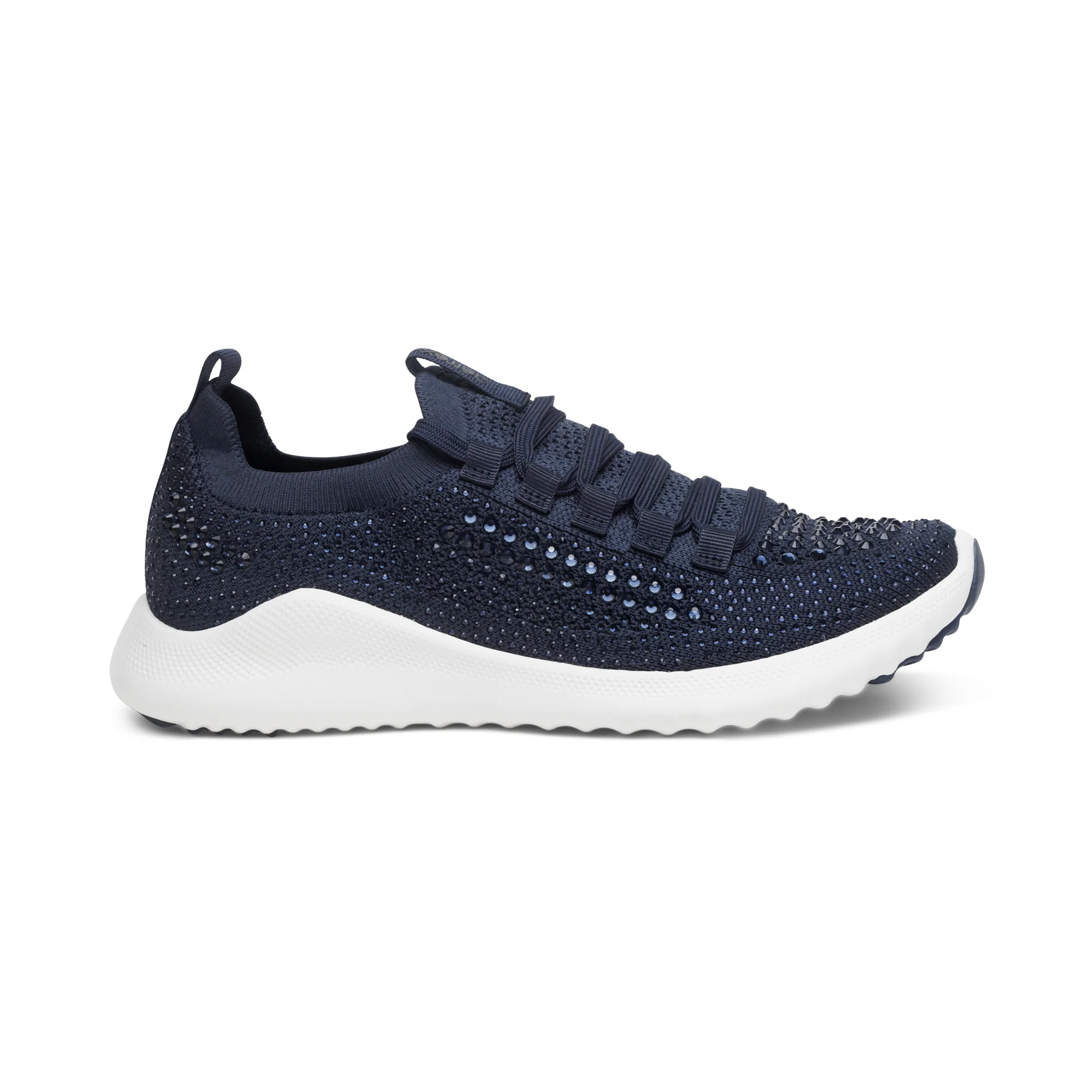 Carly Arch Support Sneaker - Navy Sparkle - Image 2