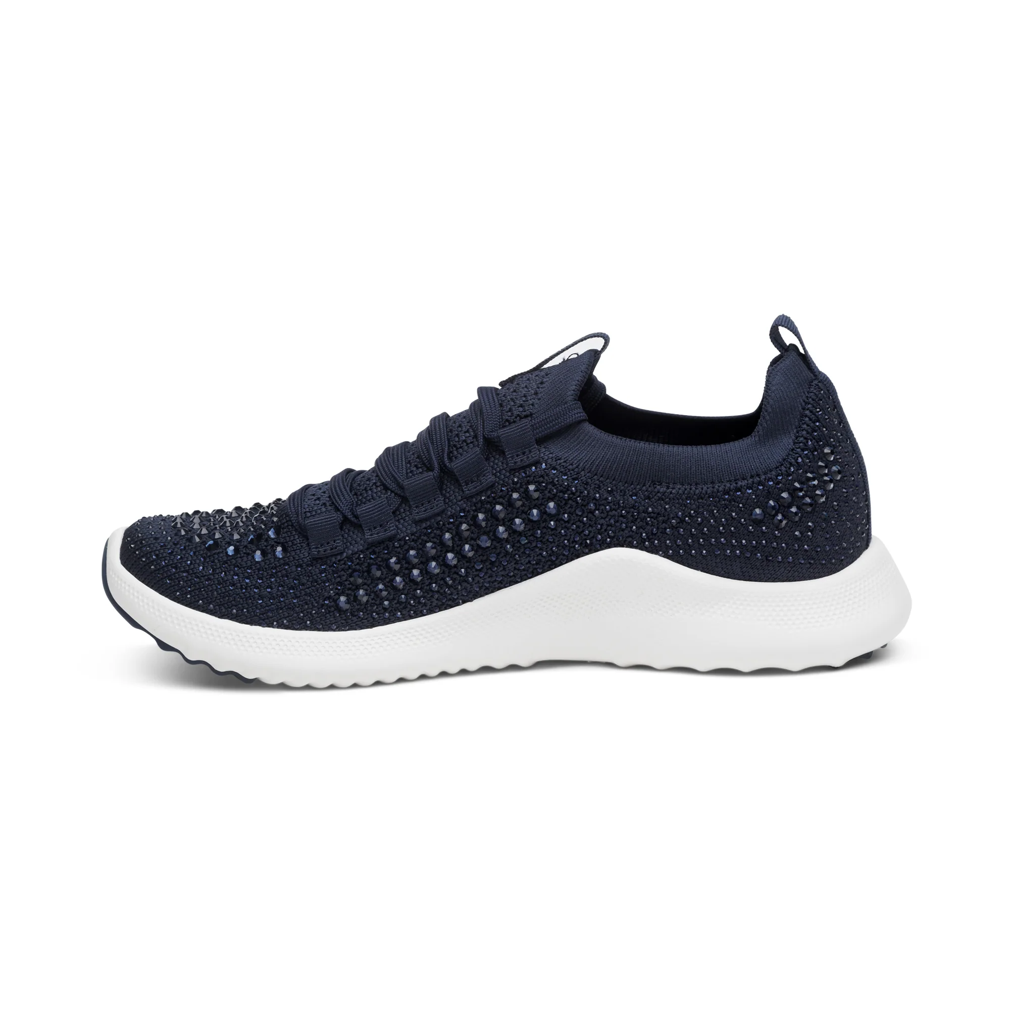 Carly Arch Support Sneaker - Navy Sparkle - Image 4