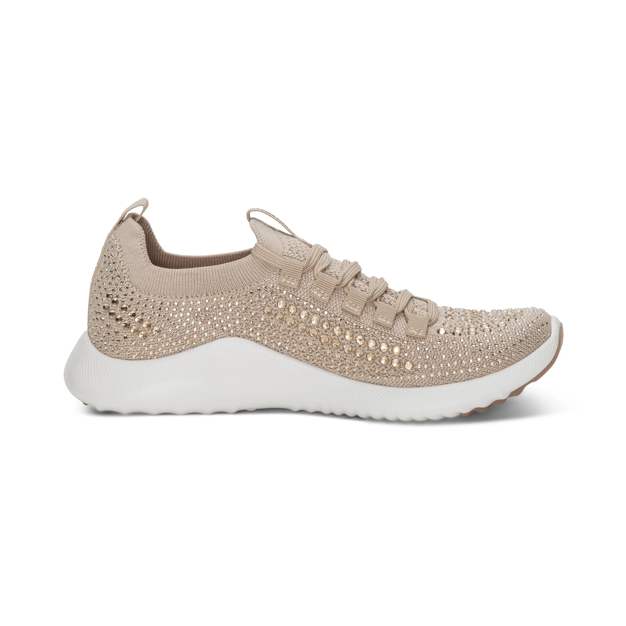 Carly Arch Support Sneaker - Tan Sparkle - Image 2