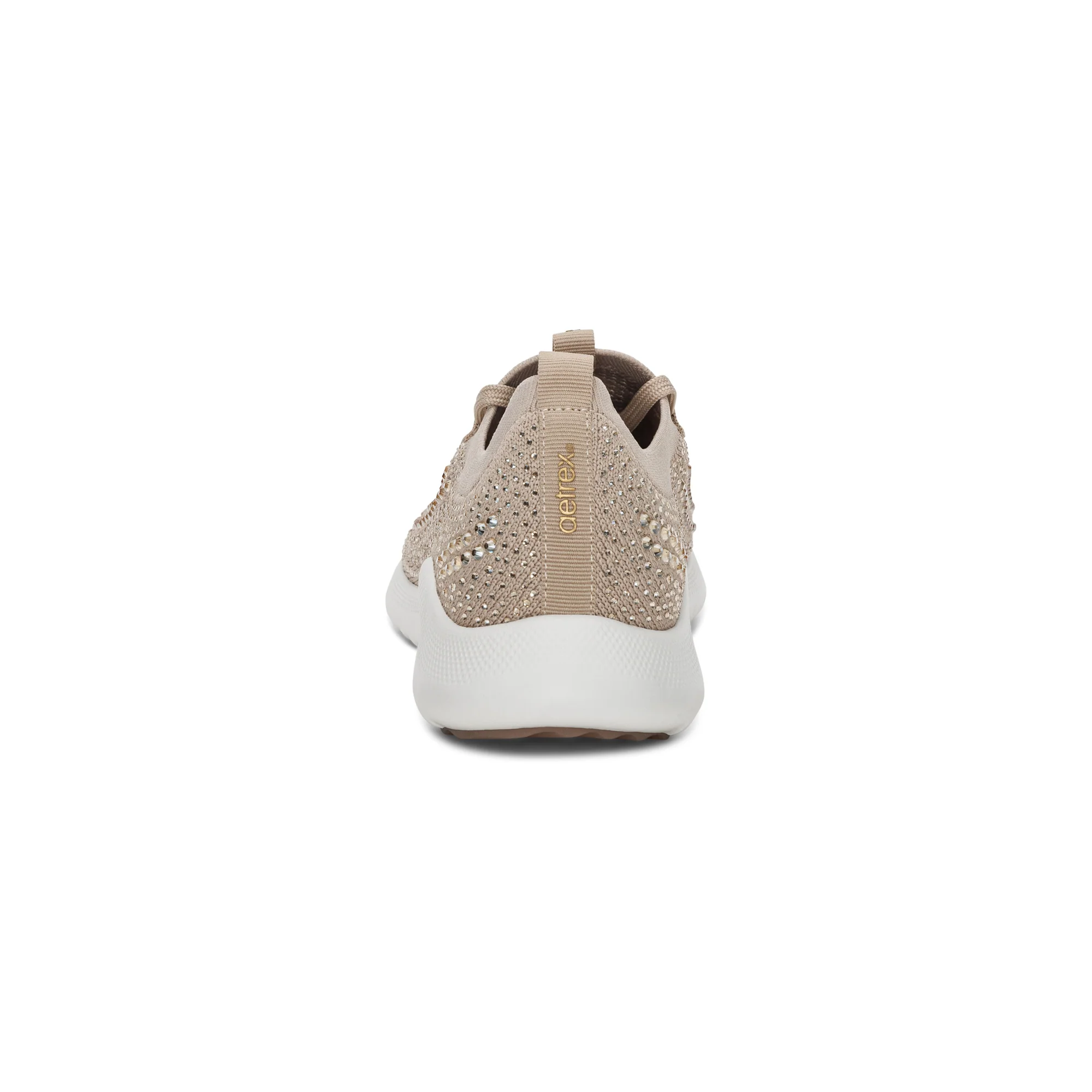 Carly Arch Support Sneaker - Tan Sparkle - Image 3