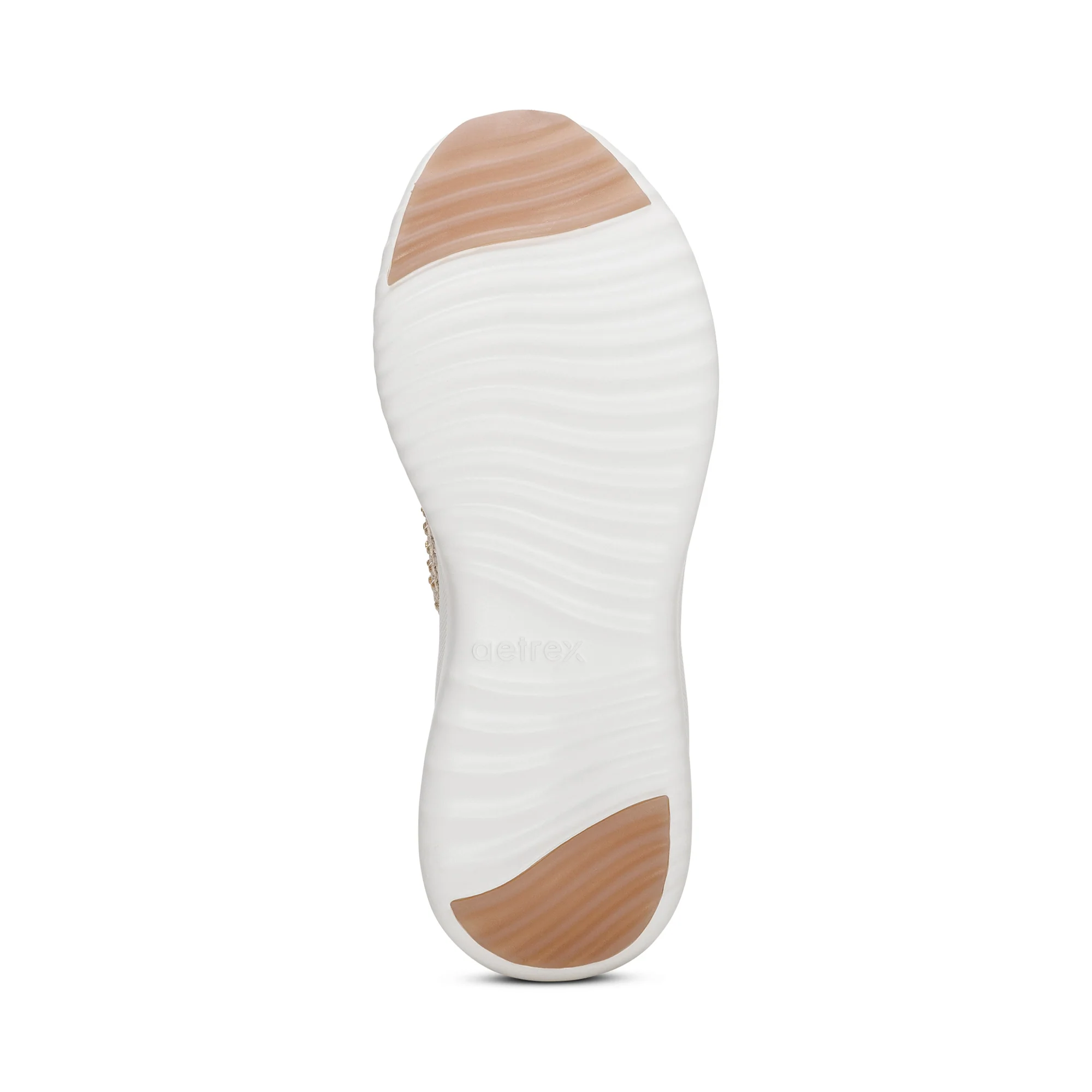 Carly Arch Support Sneaker - Tan Sparkle - Image 6