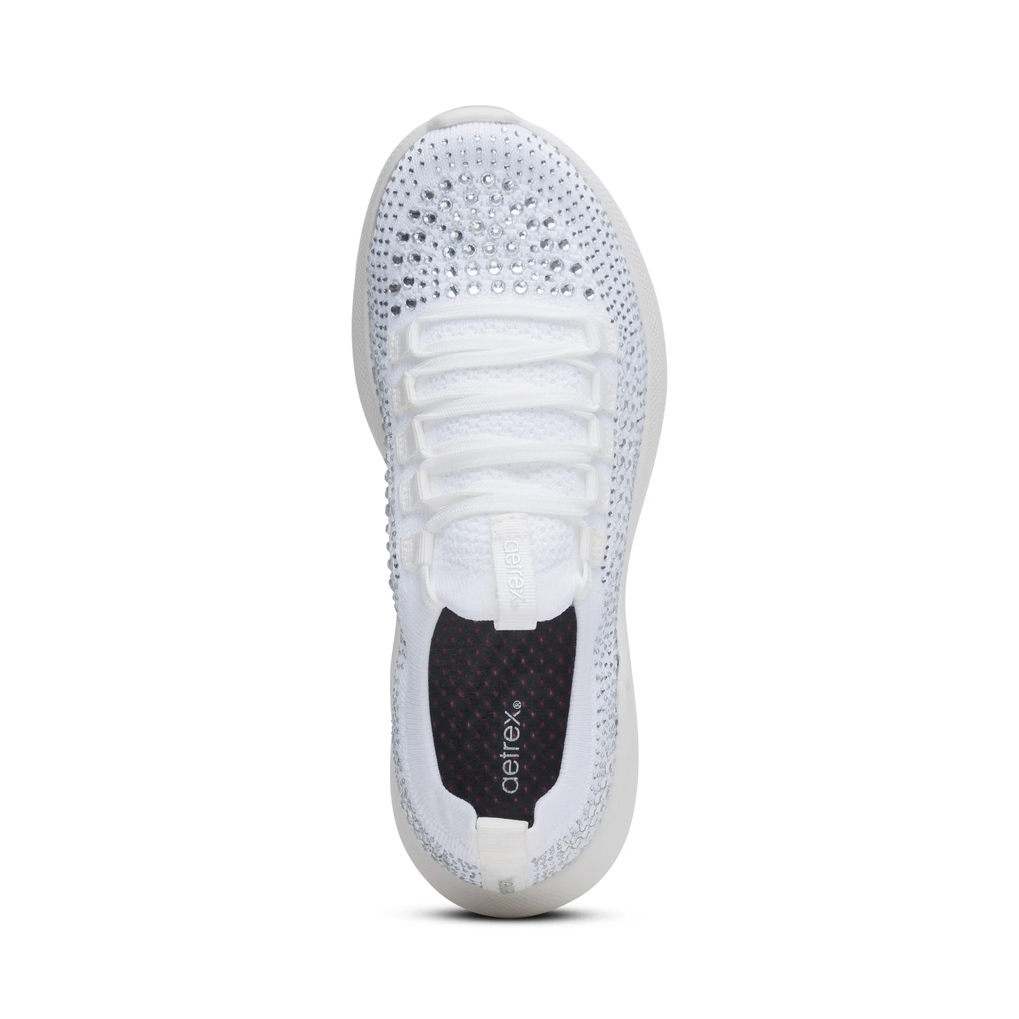 Carly Arch Support Sneaker - White Sparkle - Image 5