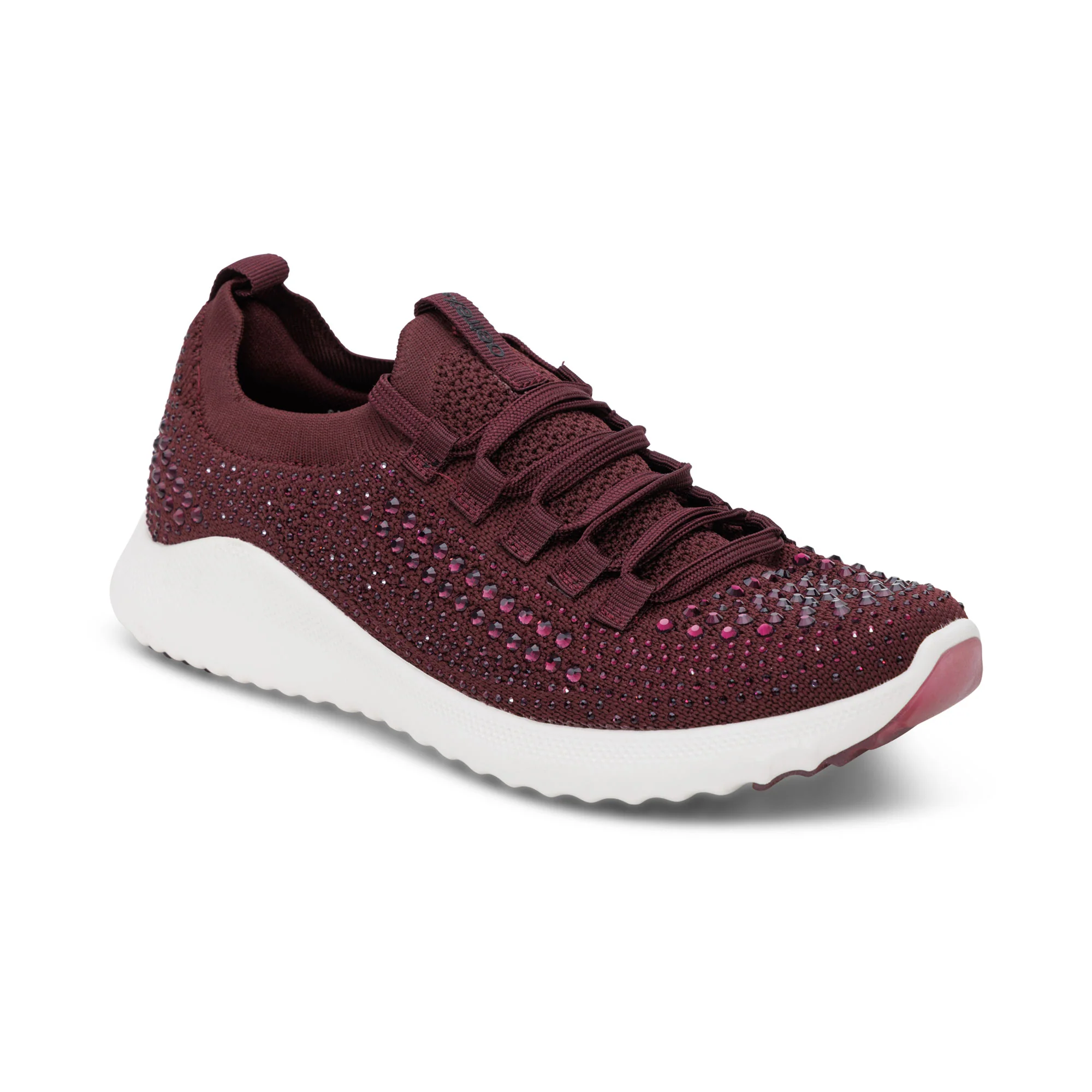 Carly Arch Support Sneaker - Wine Sparkle
