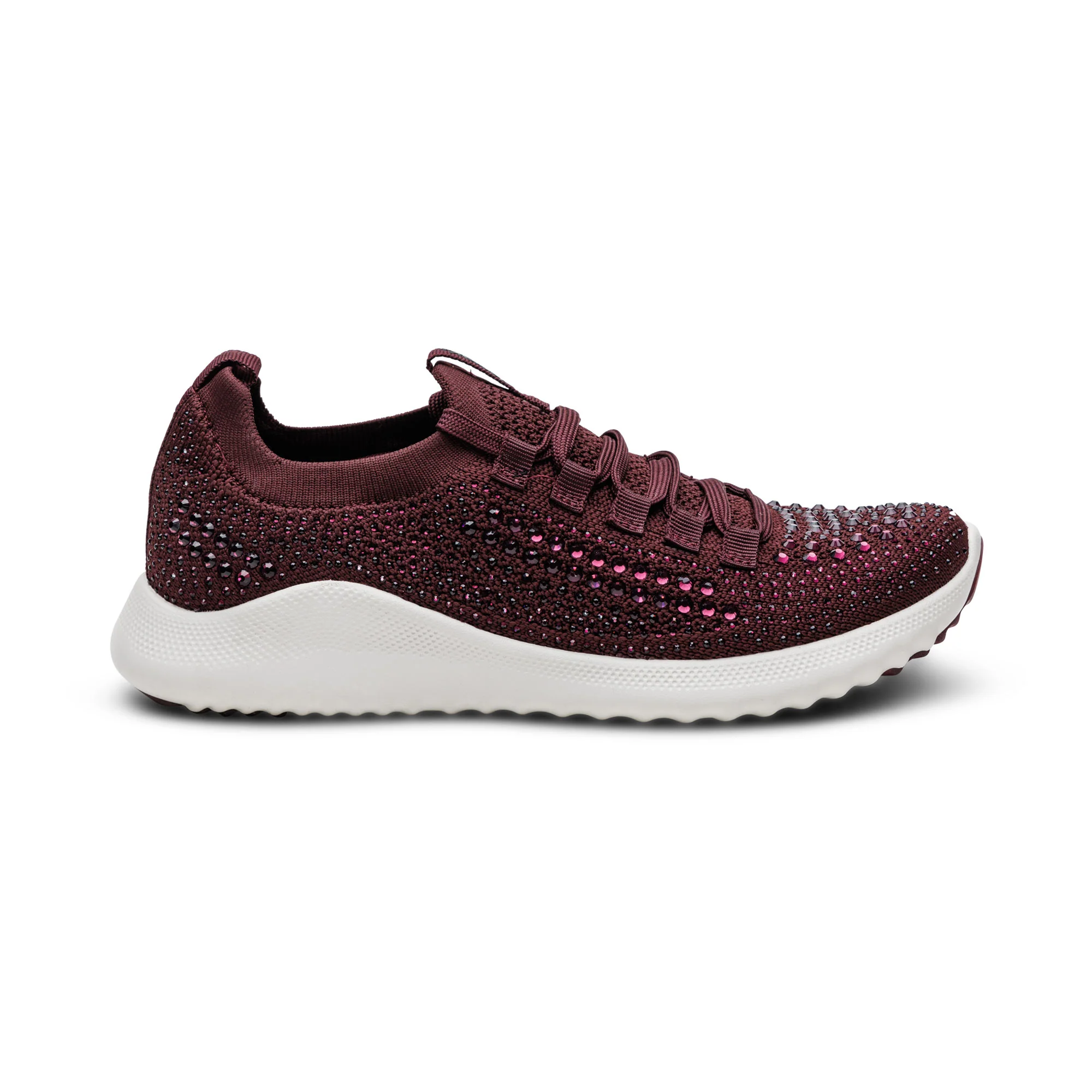 Carly Arch Support Sneaker - Wine Sparkle - Image 2