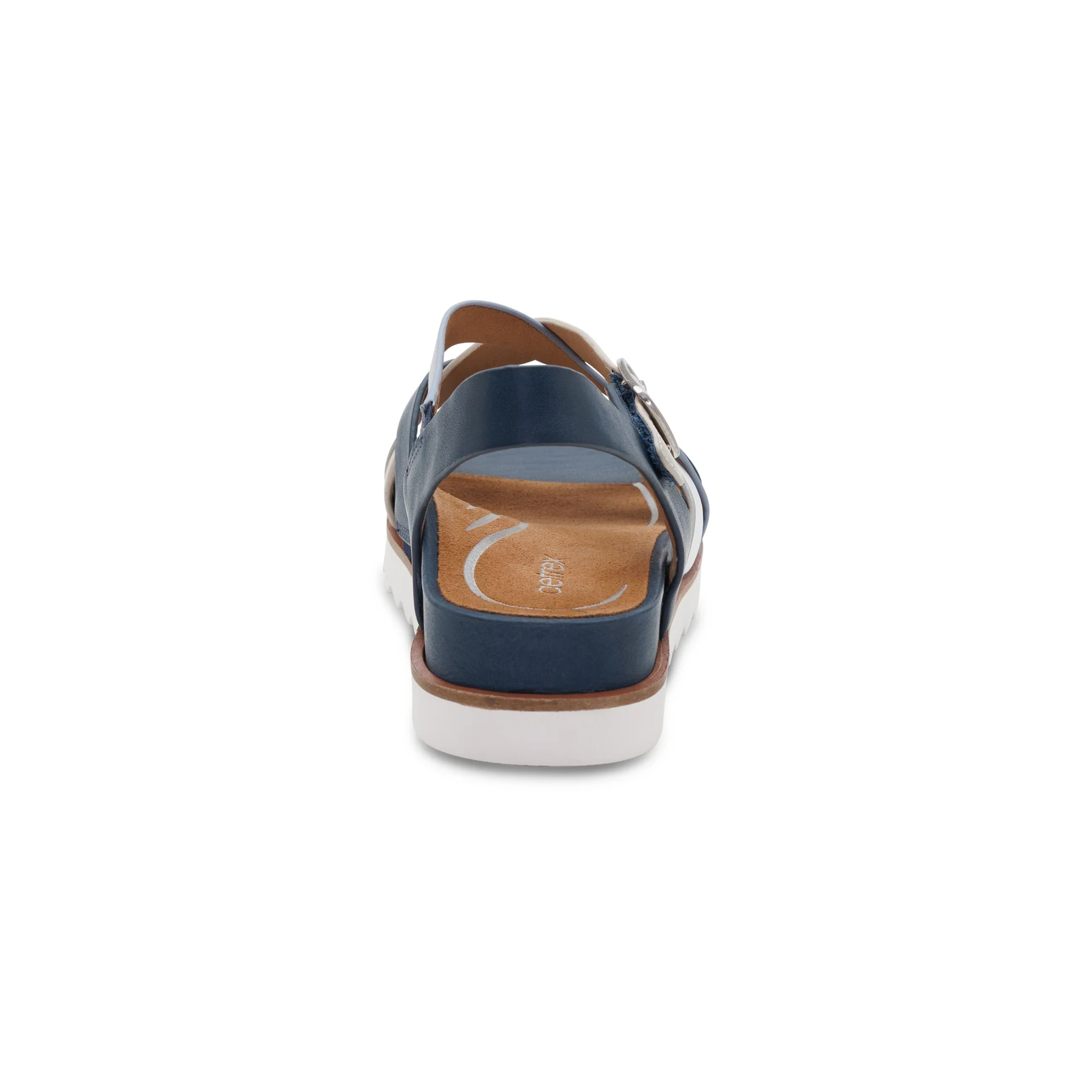 Carmen Cross Band Adjustable Sandal - Navy Multi - Image 3