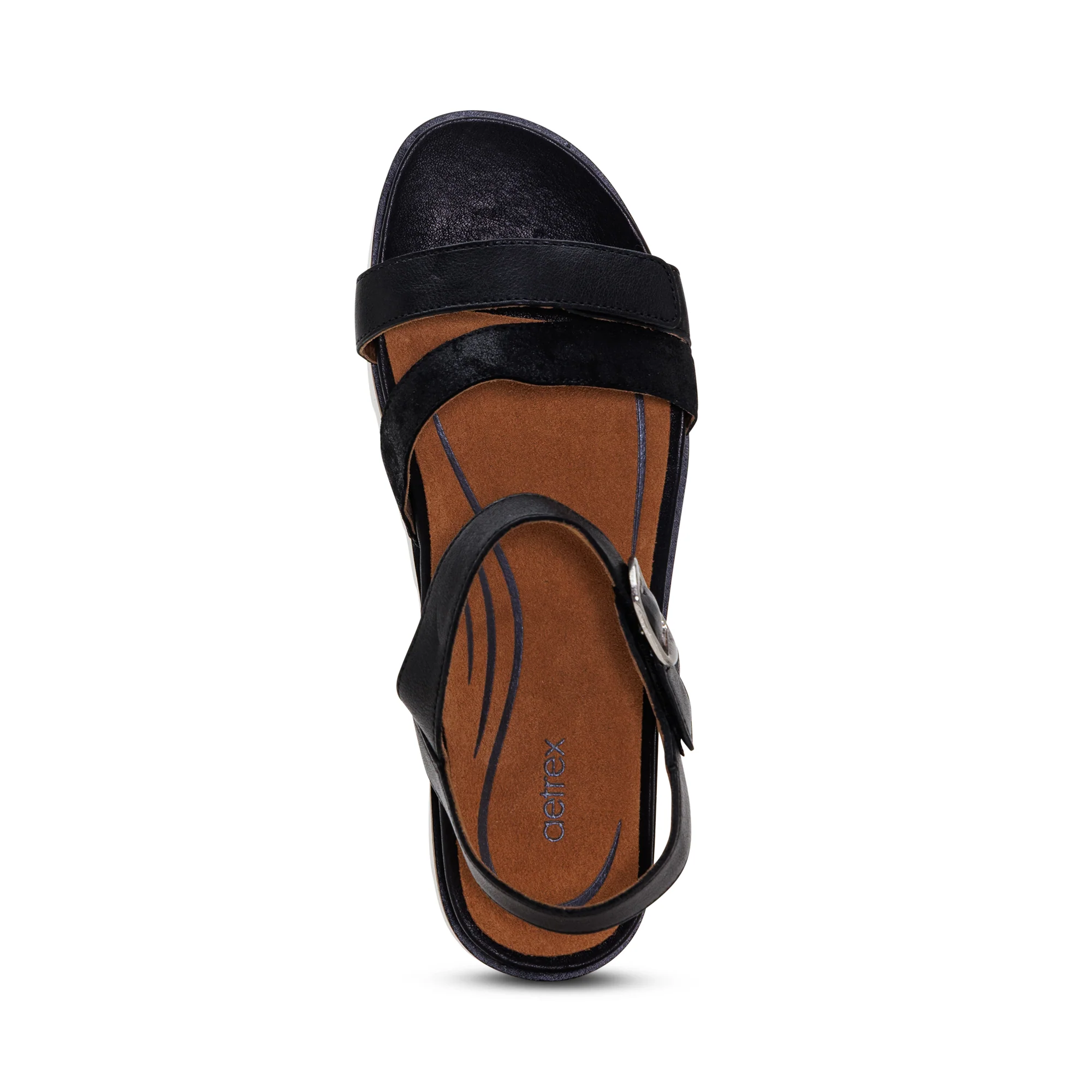 Cass Arch Support Sandal - Black - Image 5
