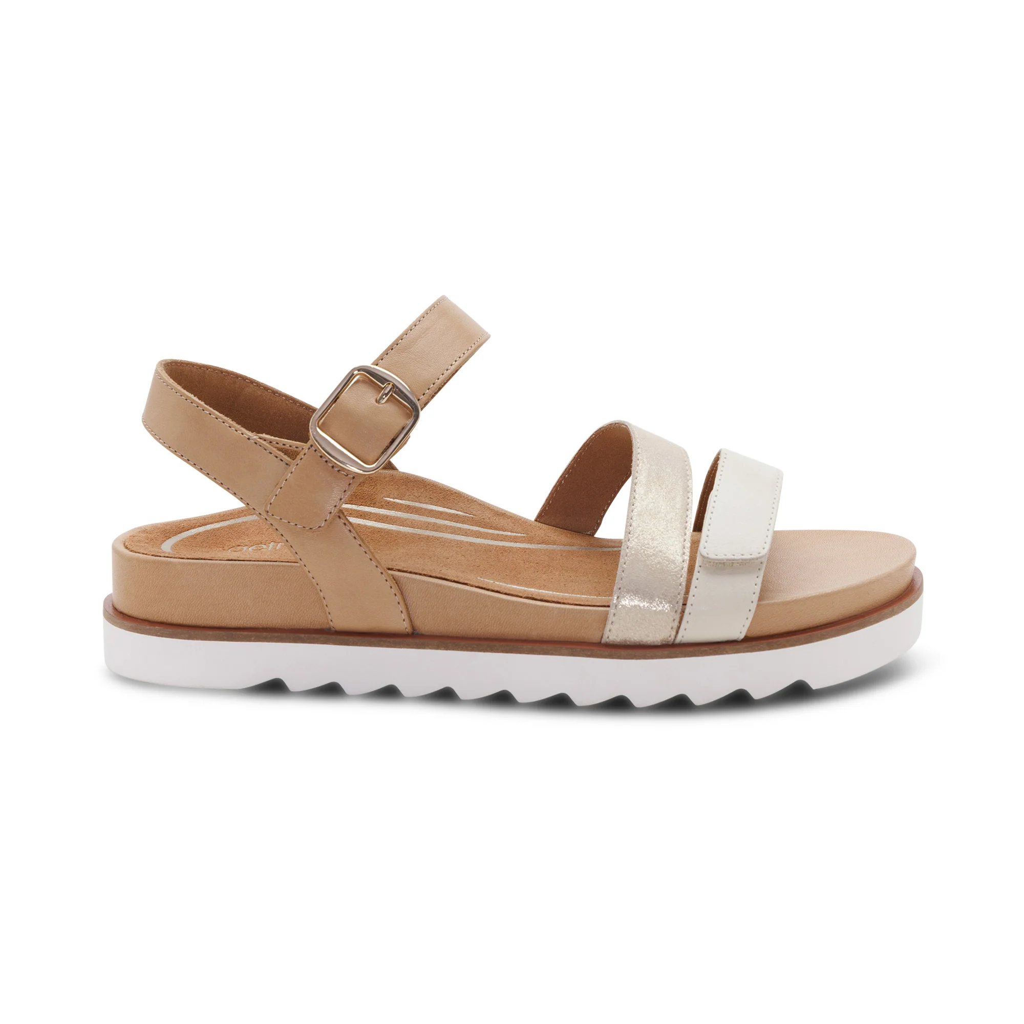 Cass Arch Support Sandal - Champagne Multi - Image 2