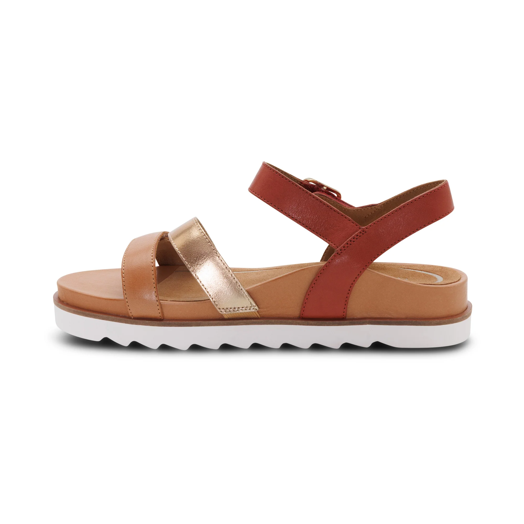 Cass Arch Support Sandal - Terracotta Multi - Image 4