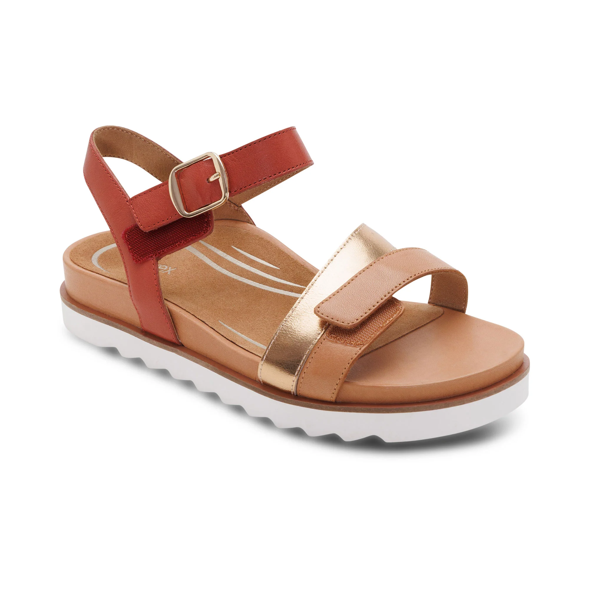 Cass Arch Support Sandal - Terracotta Multi - Image 7