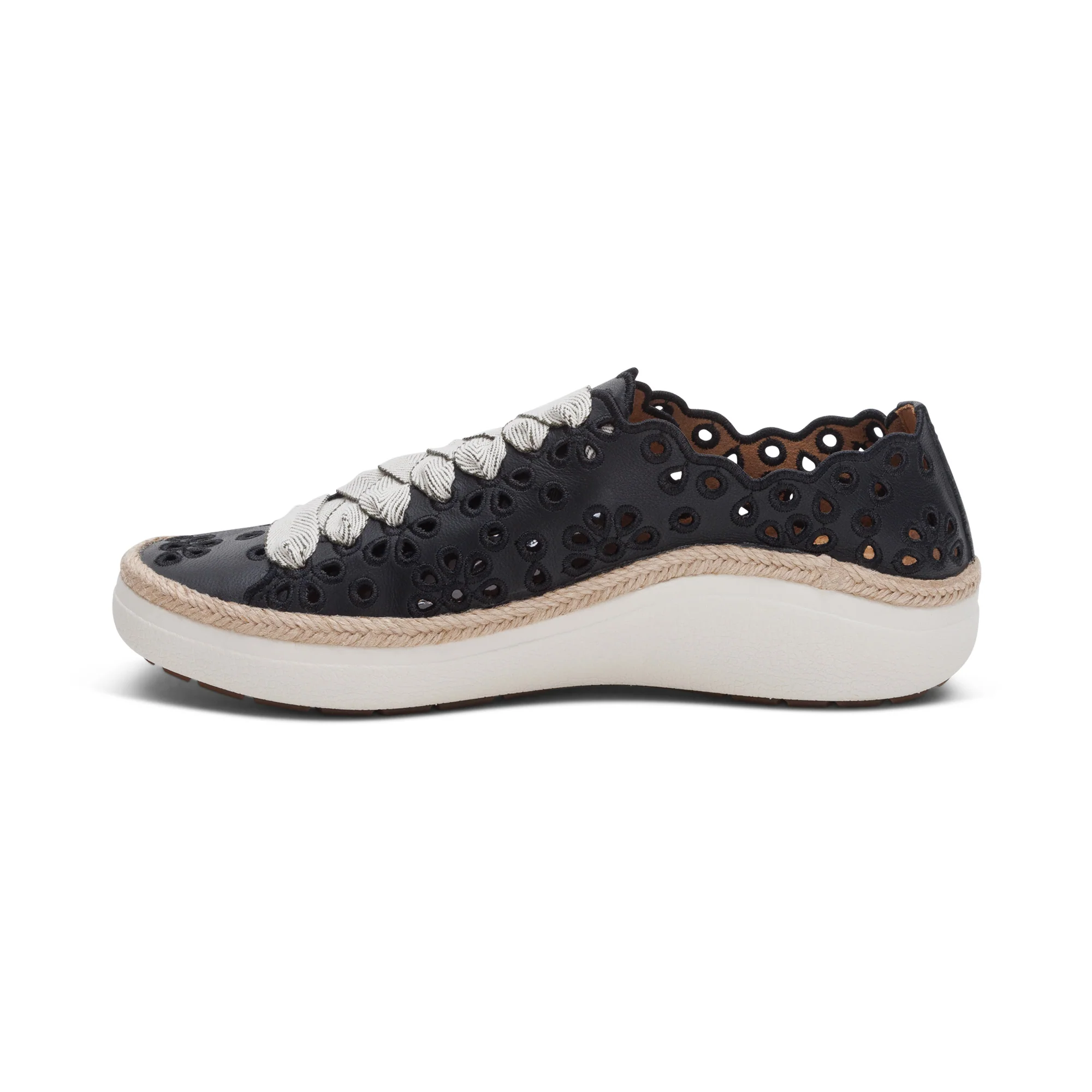 Charlotte Lace-Up Sneaker - Black - Image 4