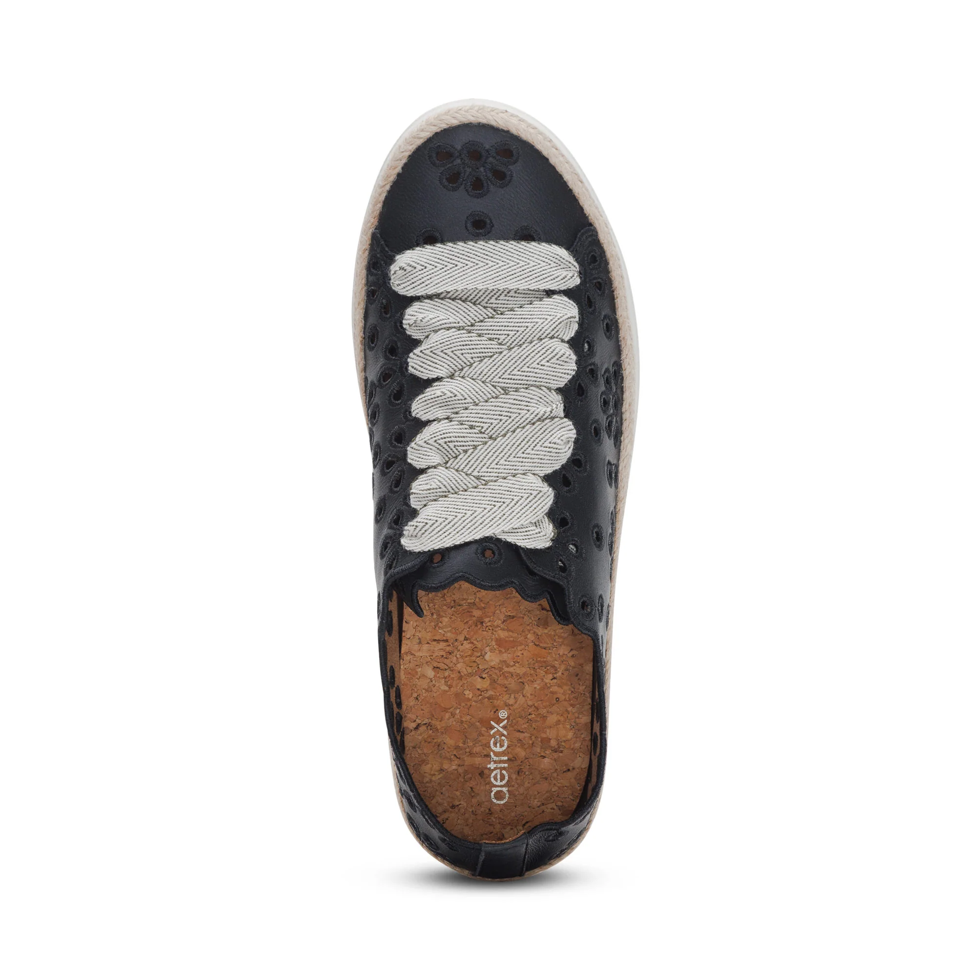 Charlotte Lace-Up Sneaker - Black - Image 5