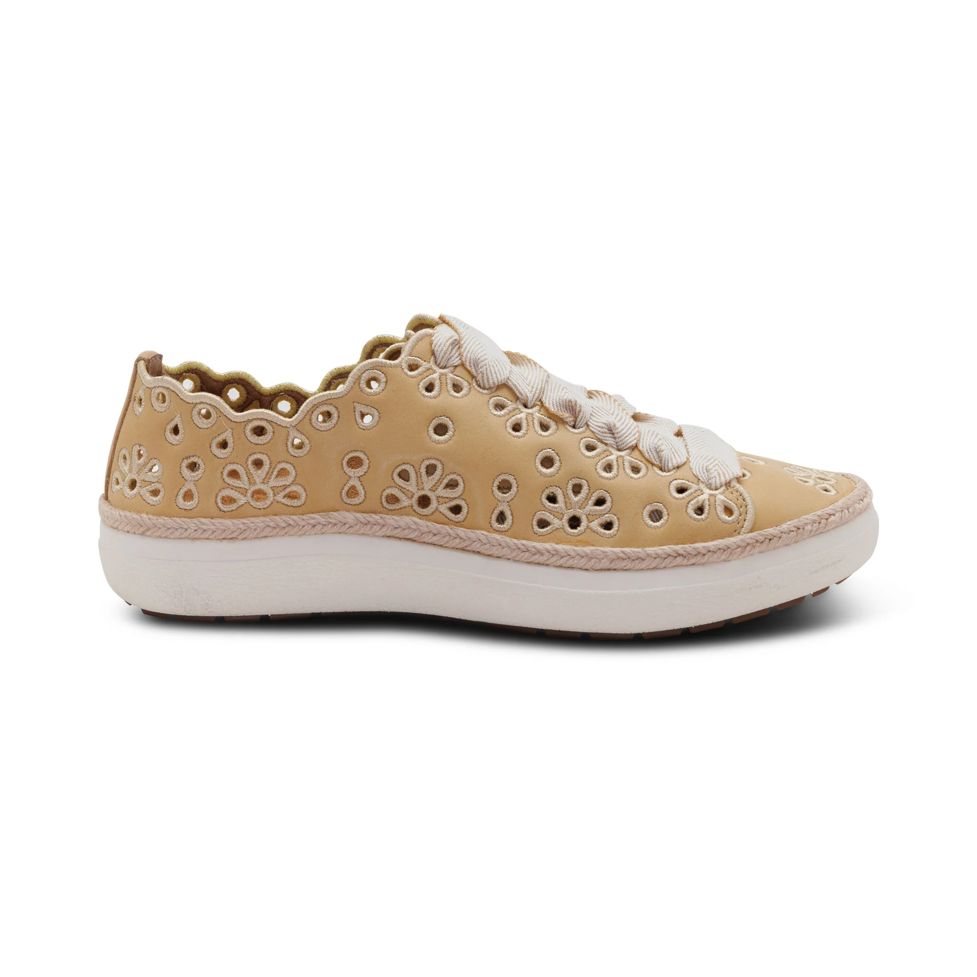 Charlotte Lace-Up Sneaker - Butter - Image 2