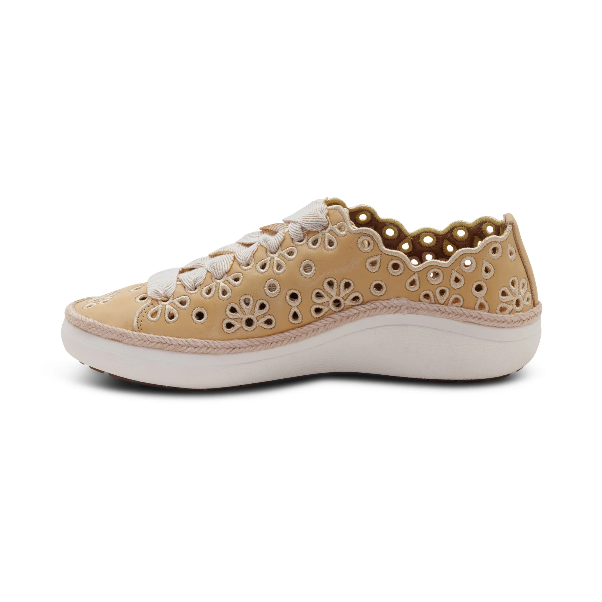 Charlotte Lace-Up Sneaker - Butter - Image 4