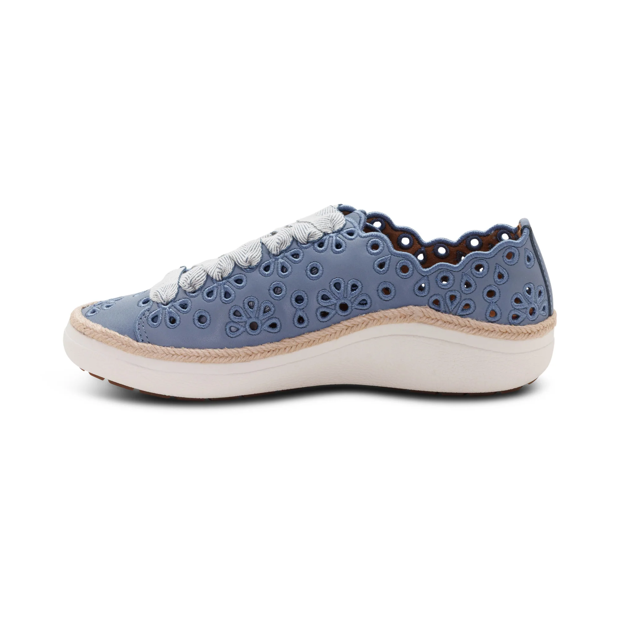 Charlotte Lace-Up Sneaker - Hazy Blue - Image 4