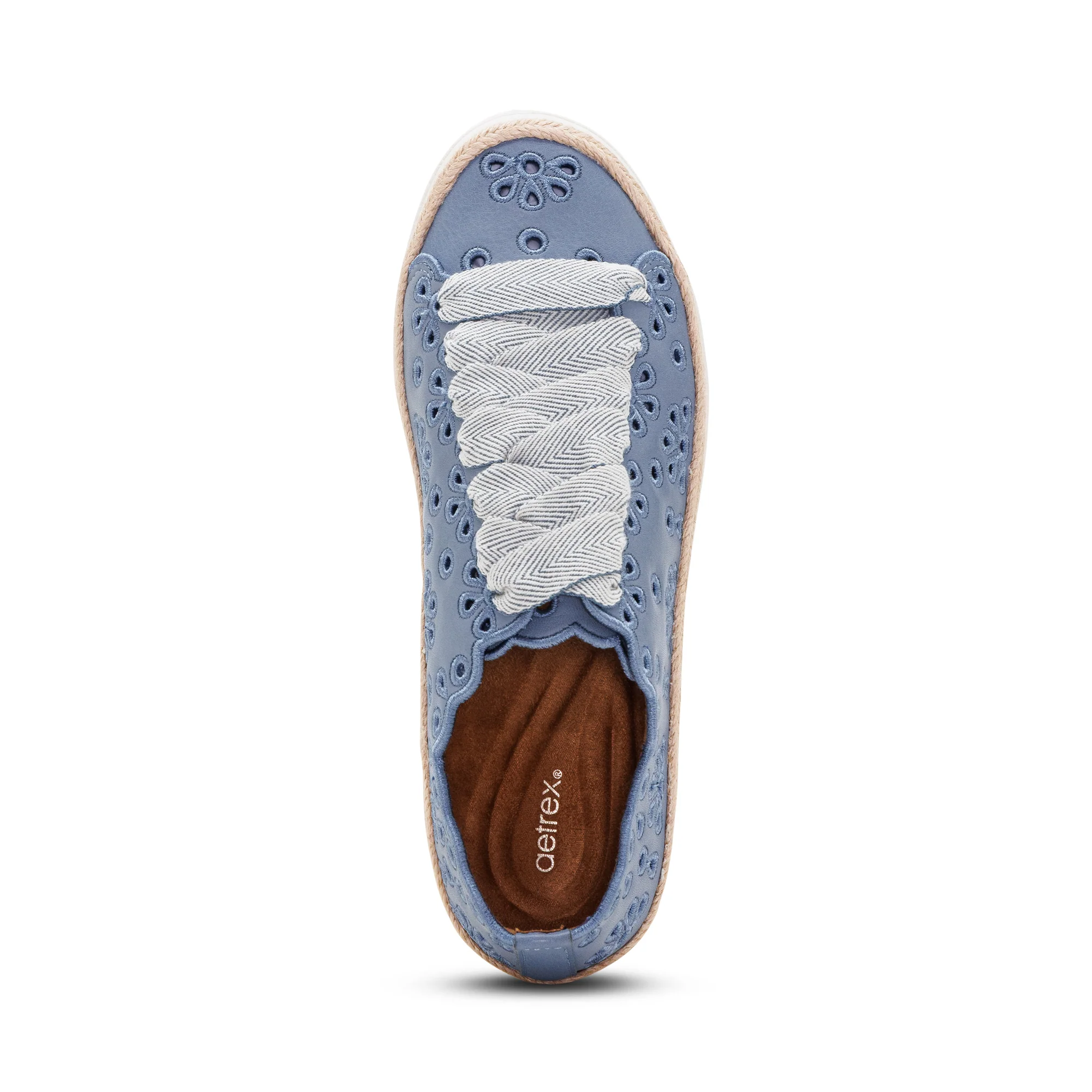 Charlotte Lace-Up Sneaker - Hazy Blue - Image 5