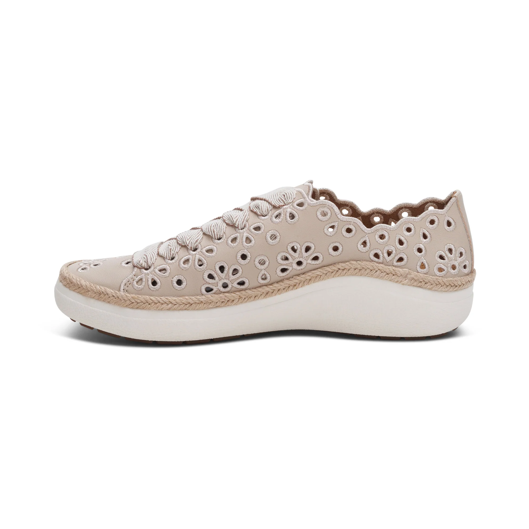 Charlotte Lace-Up Sneaker - Tan - Image 4