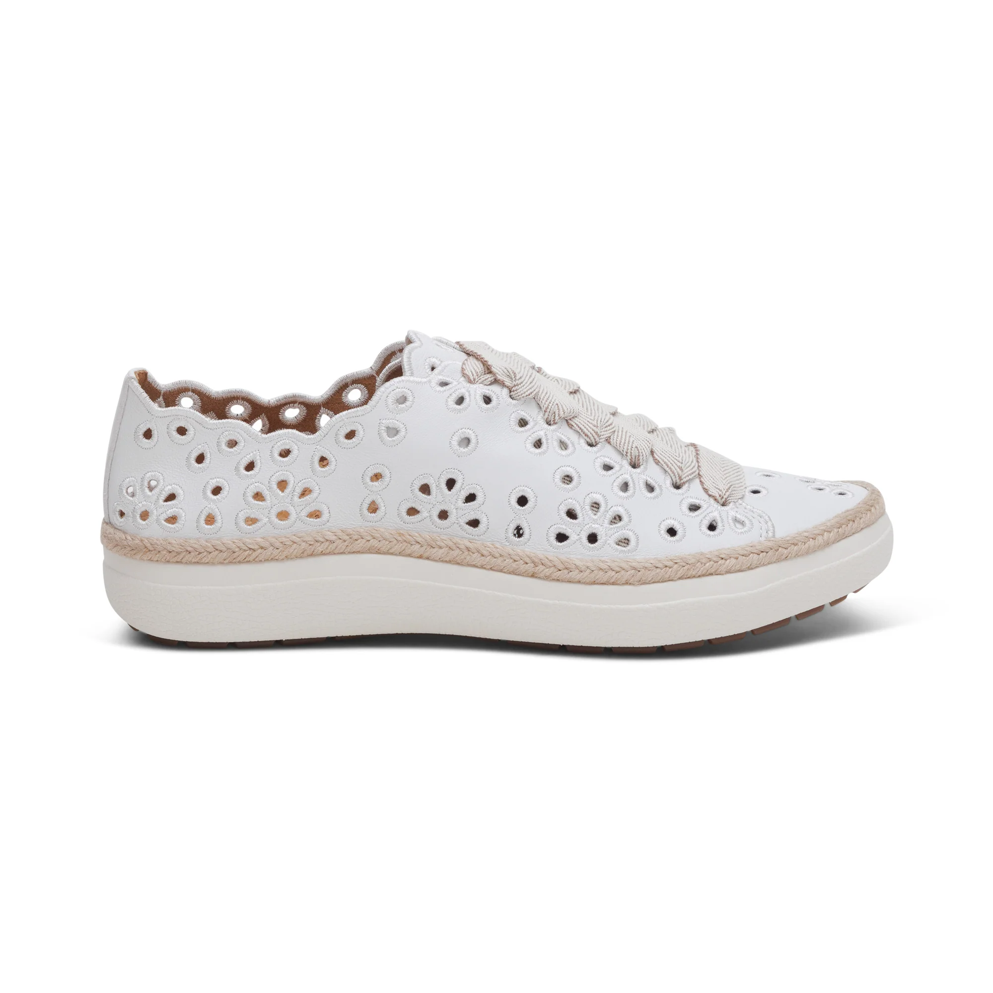 Charlotte Lace-Up Sneaker - White - Image 2