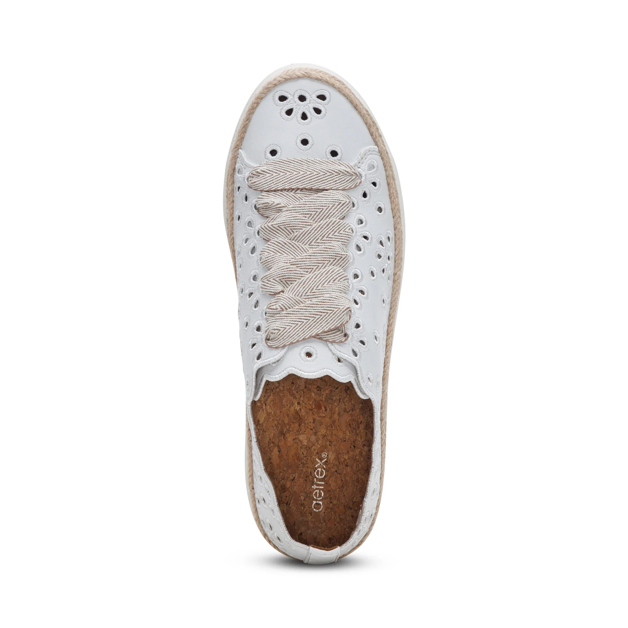 Charlotte Lace-Up Sneaker - White - Image 5