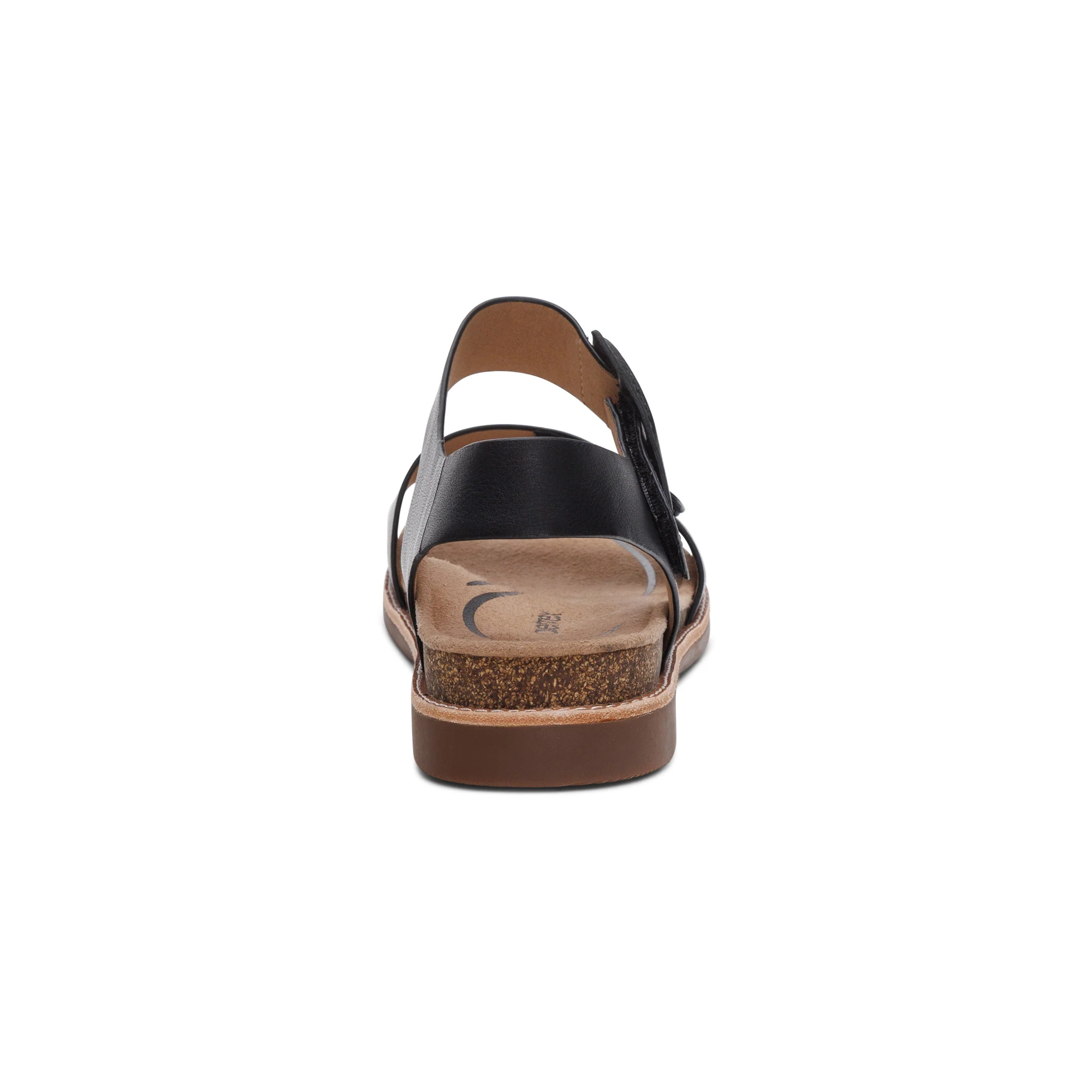 Claire Quarter Strap Sandal - Black - Image 3