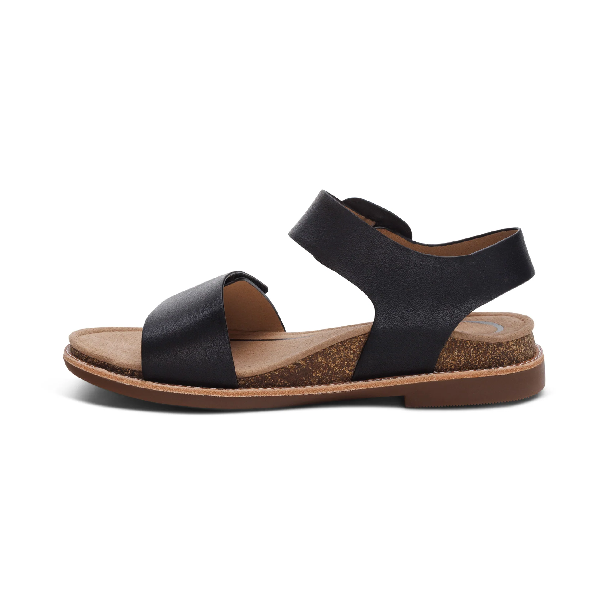 Claire Quarter Strap Sandal - Black - Image 4