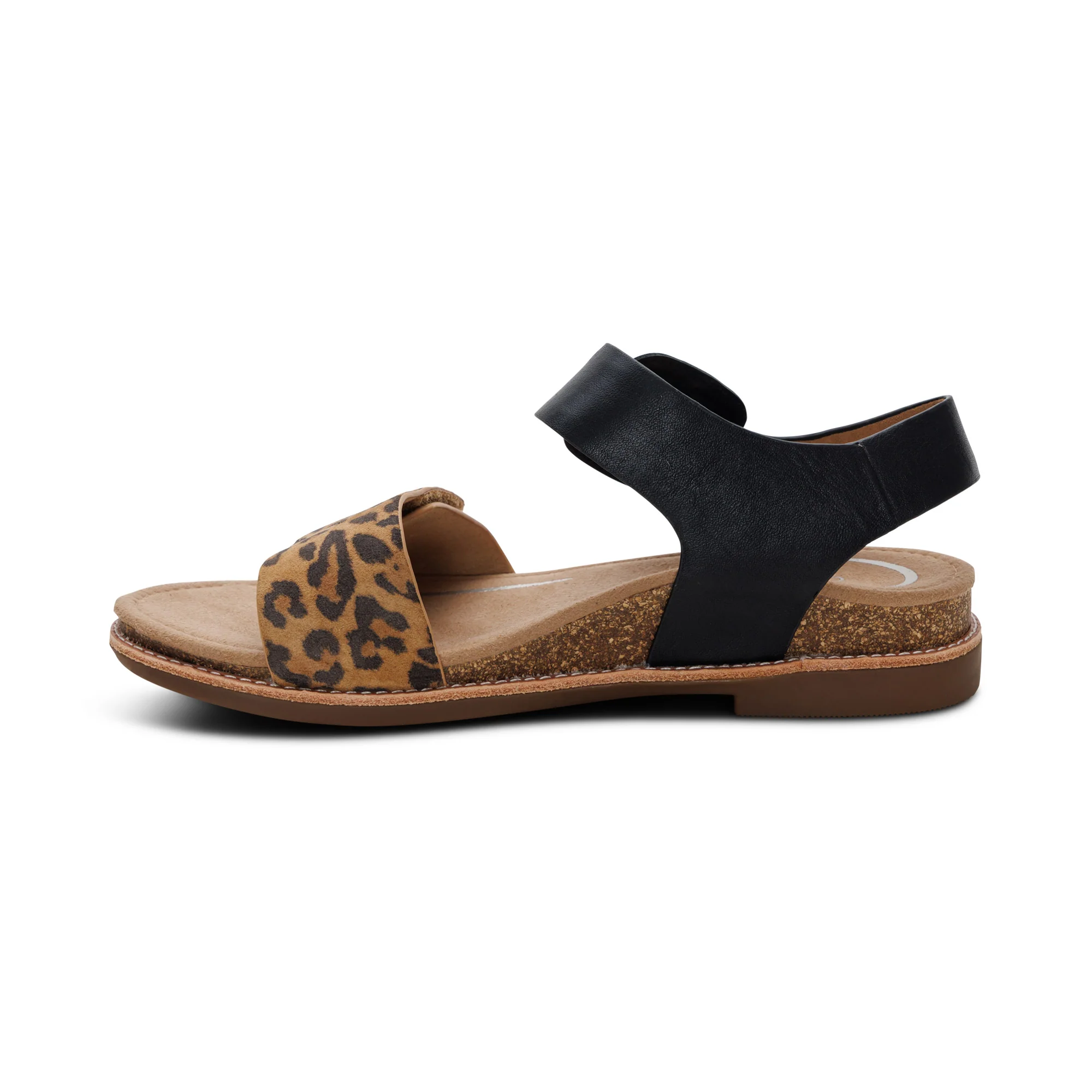 Claire Quarter Strap Sandal - Leopard - Image 4