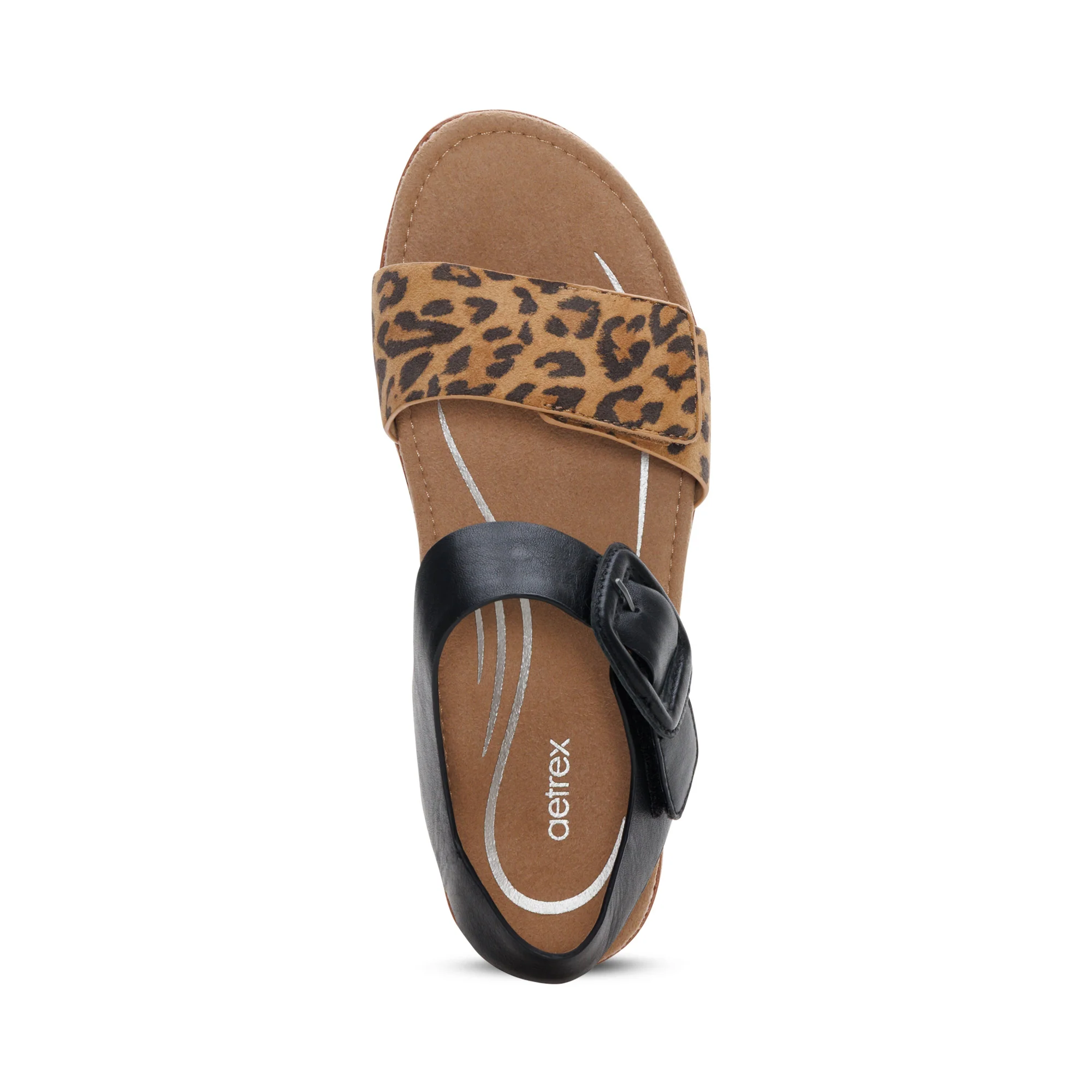 Claire Quarter Strap Sandal - Leopard - Image 5
