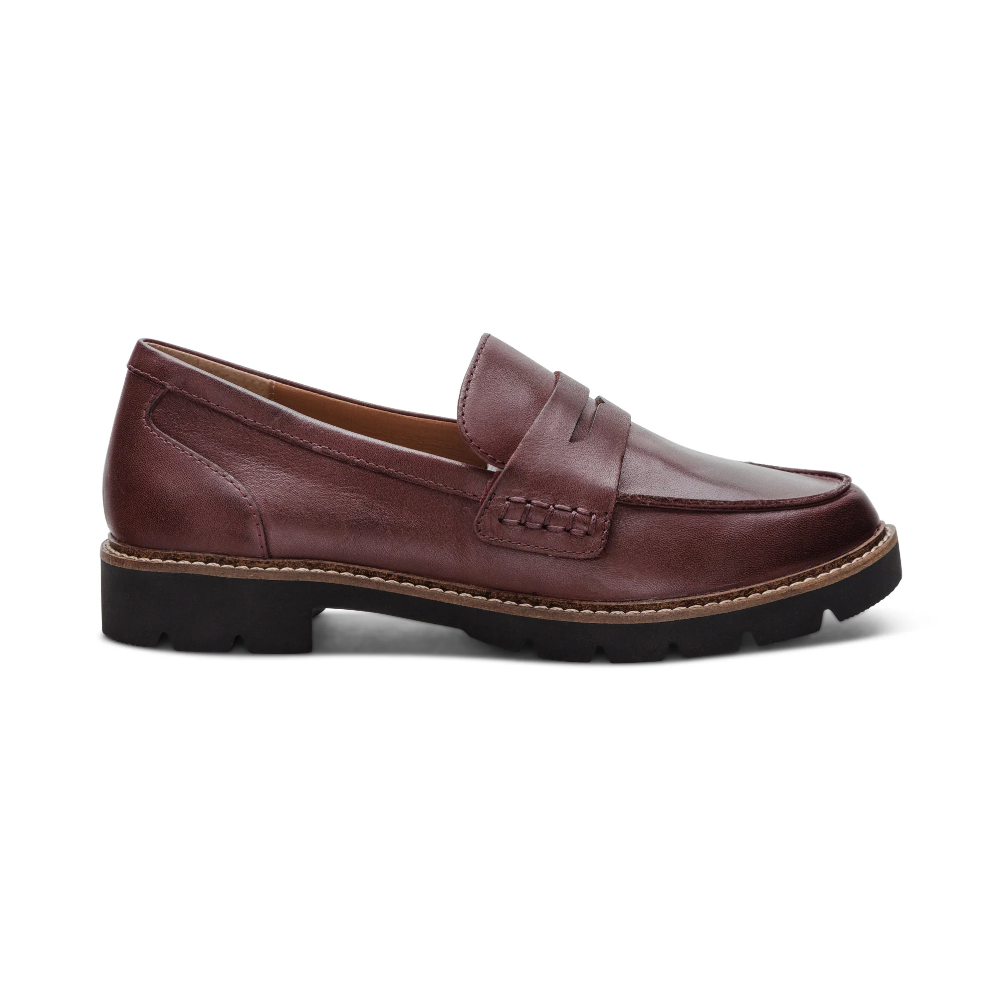 Collette Arch Support Loafer - Burgundy - Image 2