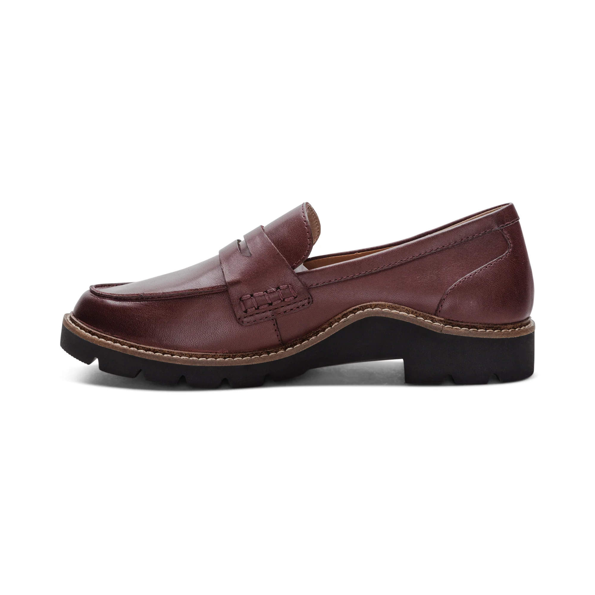 Collette Arch Support Loafer - Burgundy - Image 4
