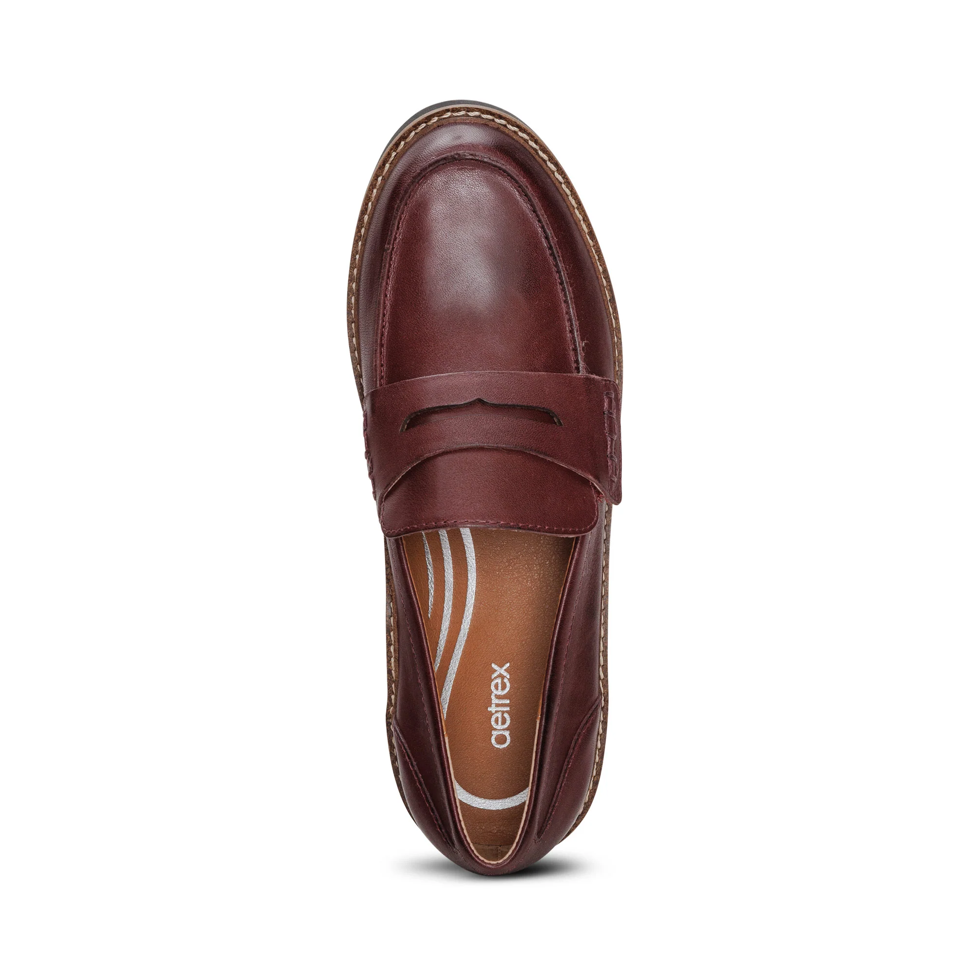 Collette Arch Support Loafer - Burgundy - Image 5