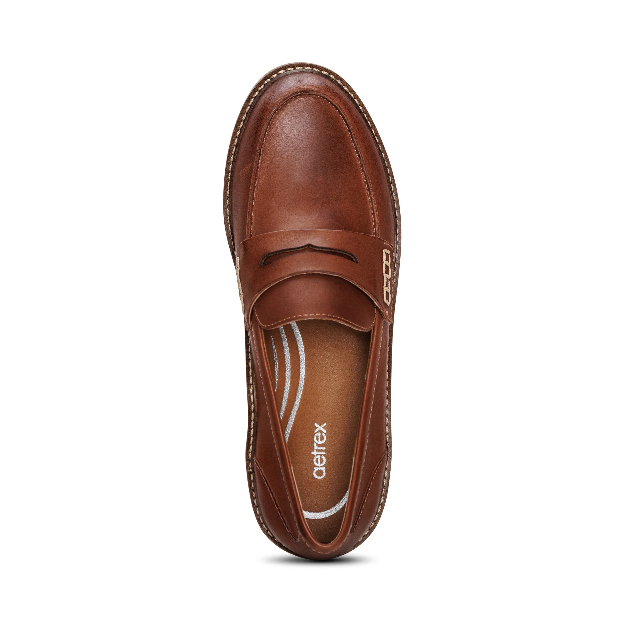 Collette Arch Support Loafer - Cognac - Image 5
