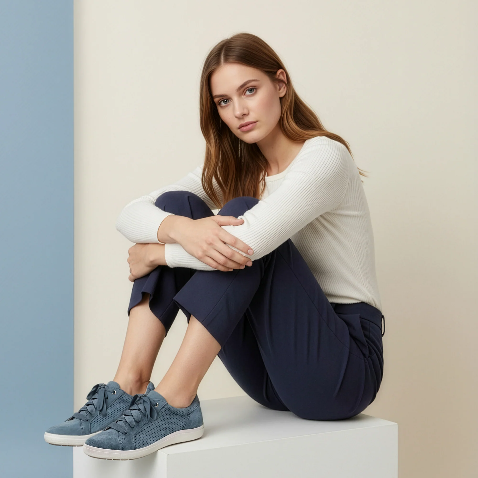 Courtney Lace-up Sneaker - Blue - Image 8