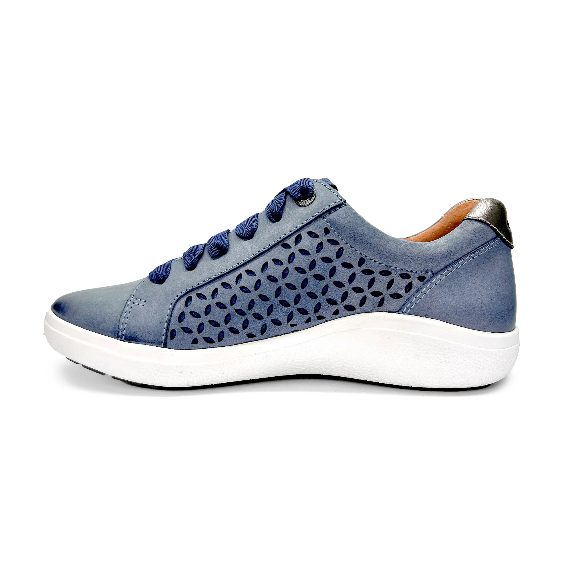 Courtney Lace-up Sneaker - Blue Cutout - Image 4