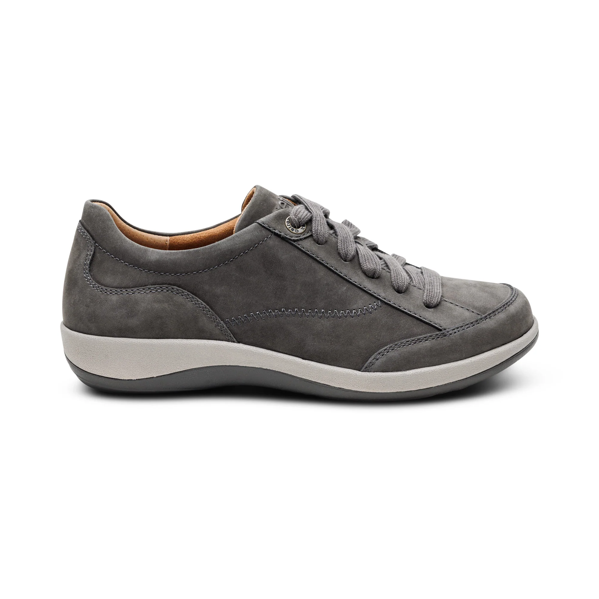 Dahlia Lace-Up Oxford - Charcoal - Image 2