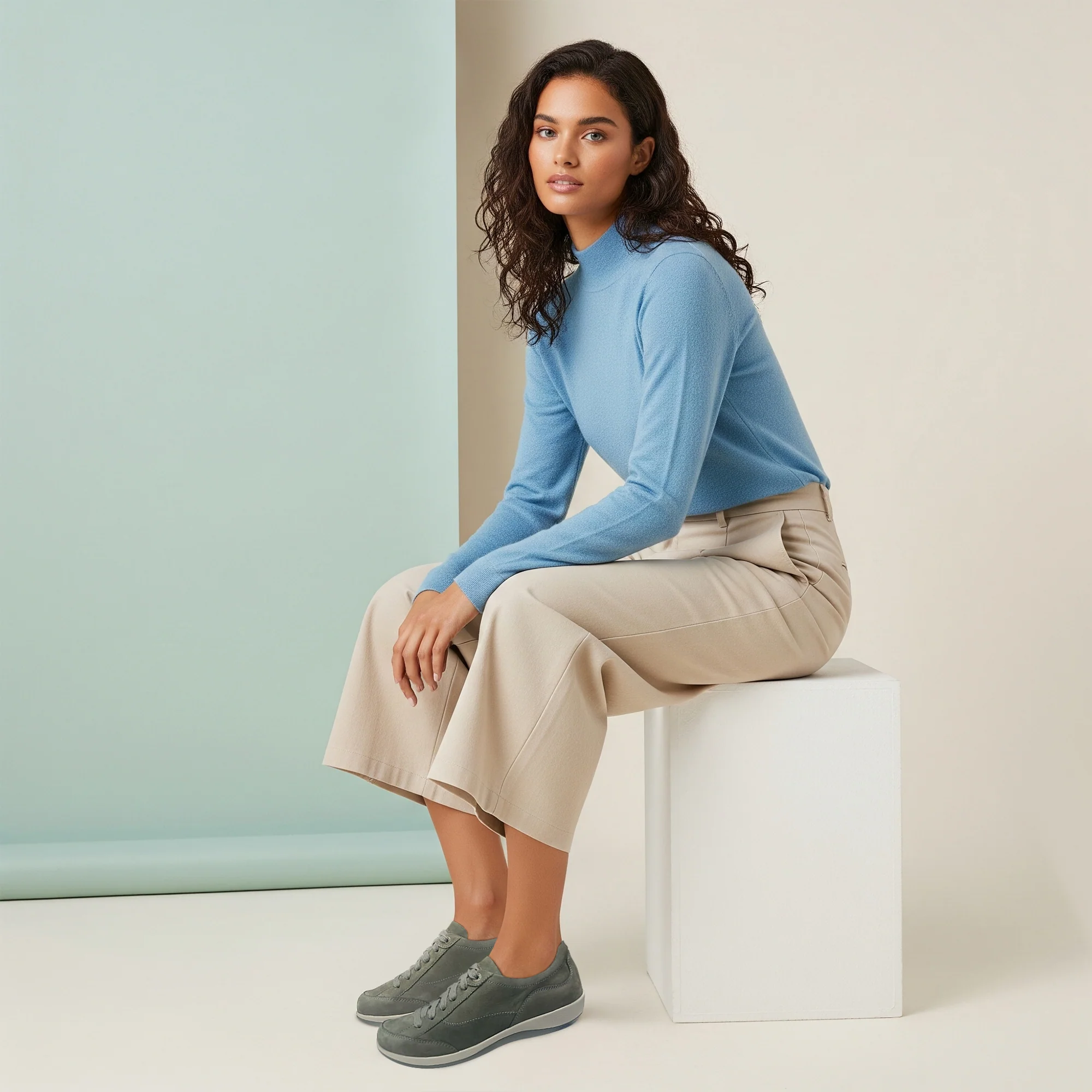 Dahlia Lace-Up Oxford - Charcoal - Image 7
