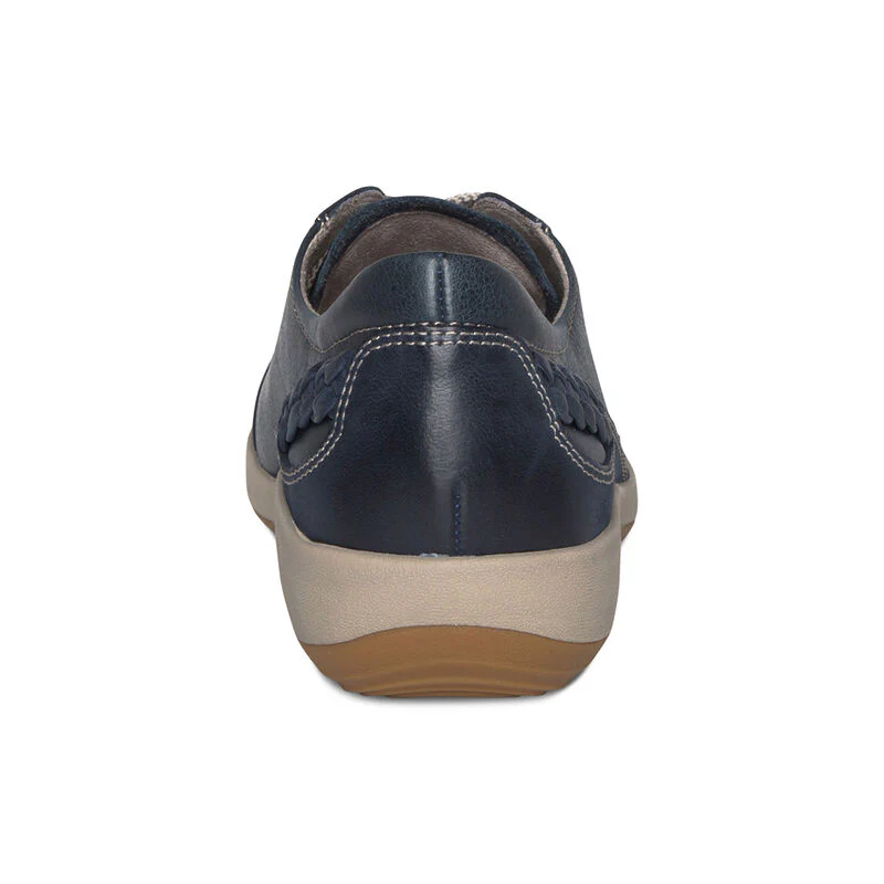 Dana Lace-Up Oxford - Navy - Image 3