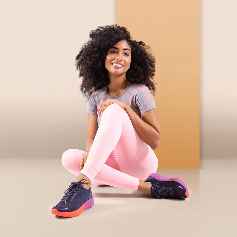 Danika Arch Support Sneaker - Navy Coral - Image 8