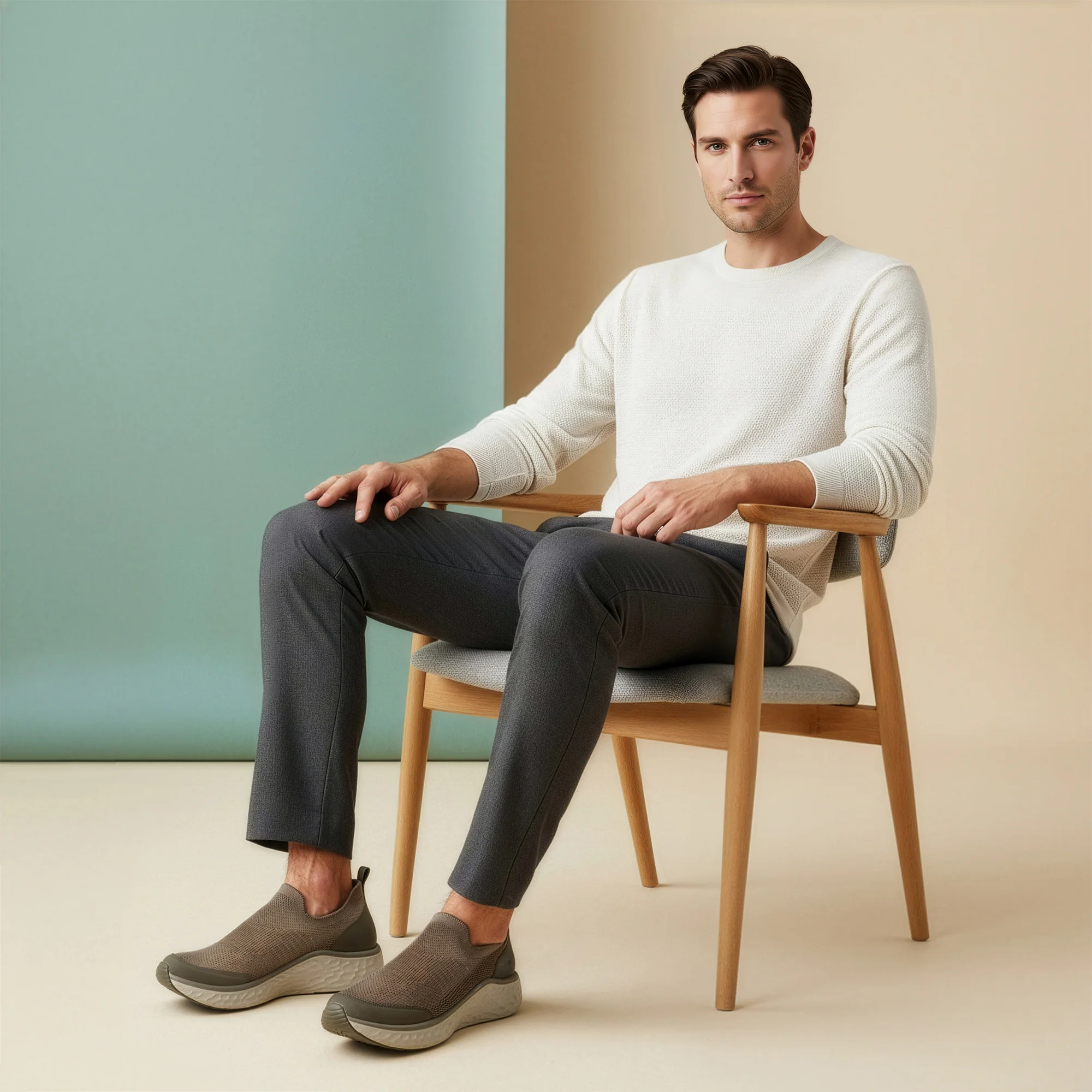 Dash Arch Support Men's Sneaker - Taupe - Image 6