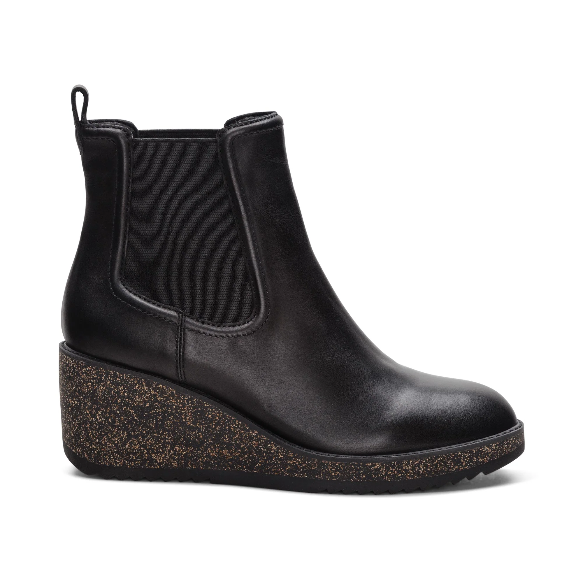 Dawn Wedge Boot - Black - Image 2
